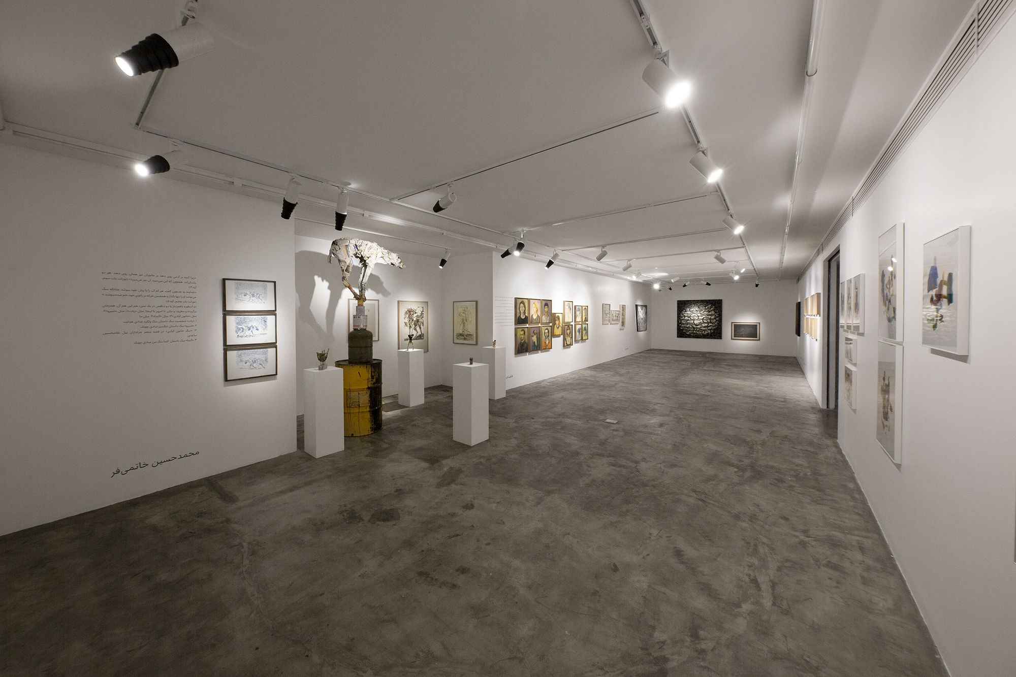 Installation View of Agog: Last Research a group presentation of works at +2.