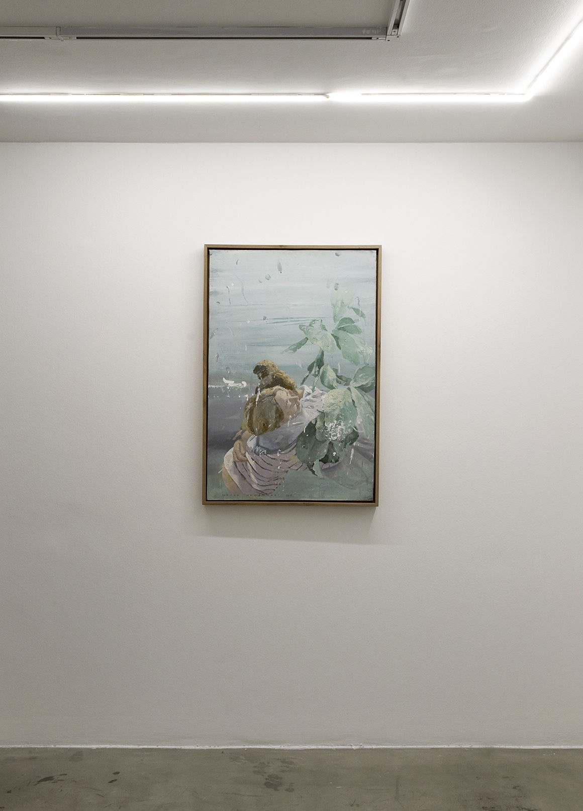 Installation view of On the Sidelines a solo presentation of works by Bahman Mohammadi.