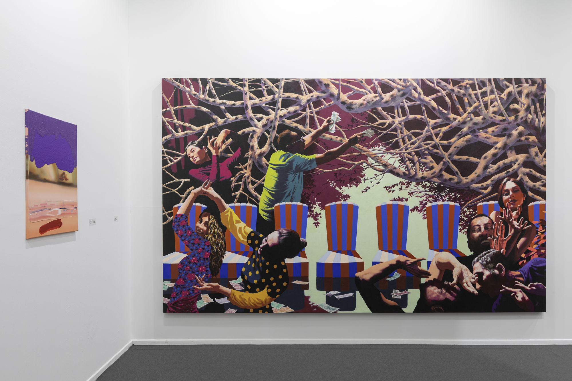 Installation View of Dastan's Booth at Art Dubai 2022.