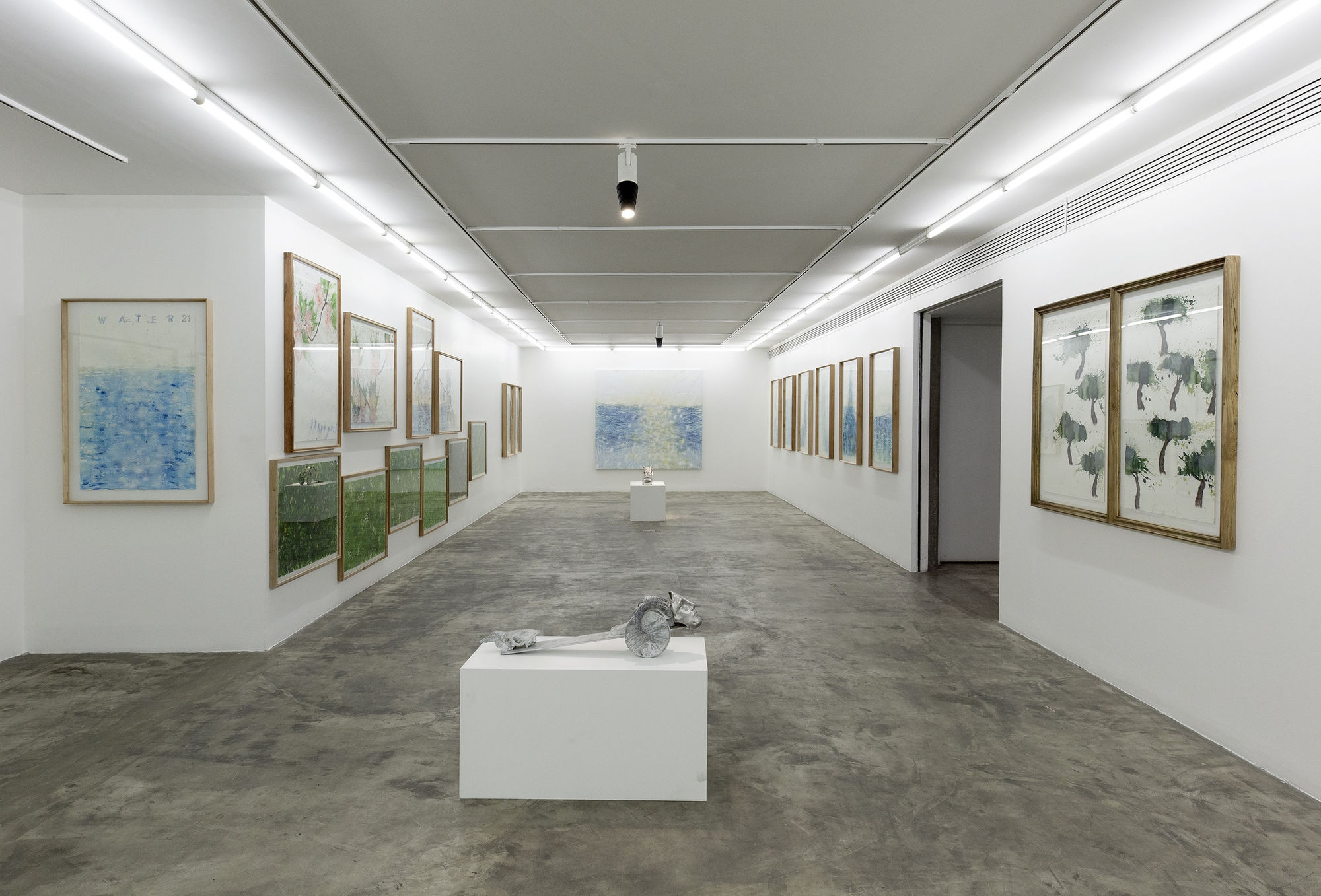 Installation View of Recent Works in Times of Quarantine a solo presentation of works by Fereydoun Ave.