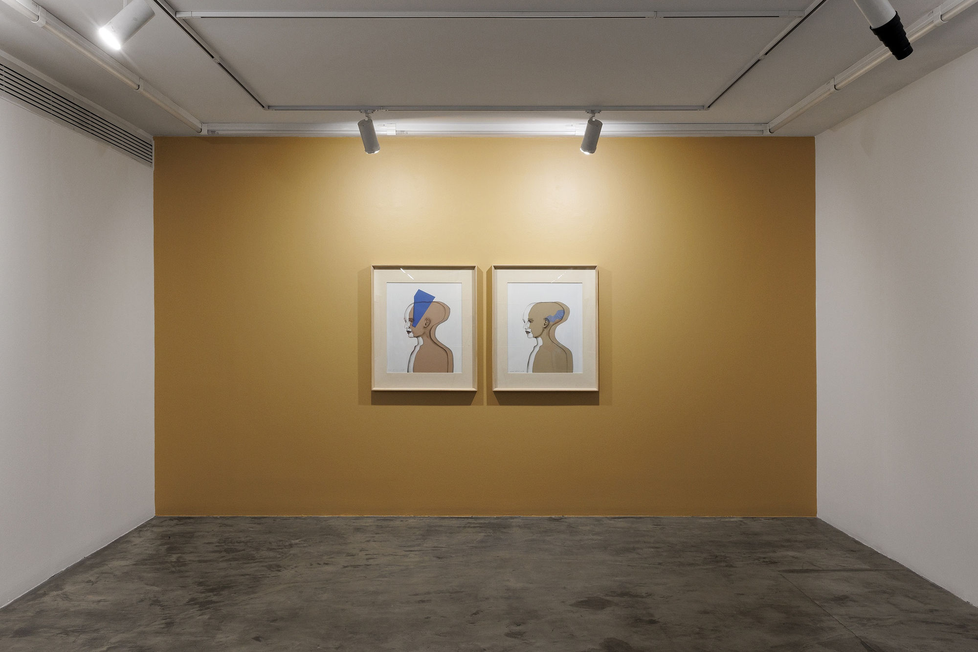 Installation view of The Theater of life a solo exhibition of works by Bahareh Navabi.