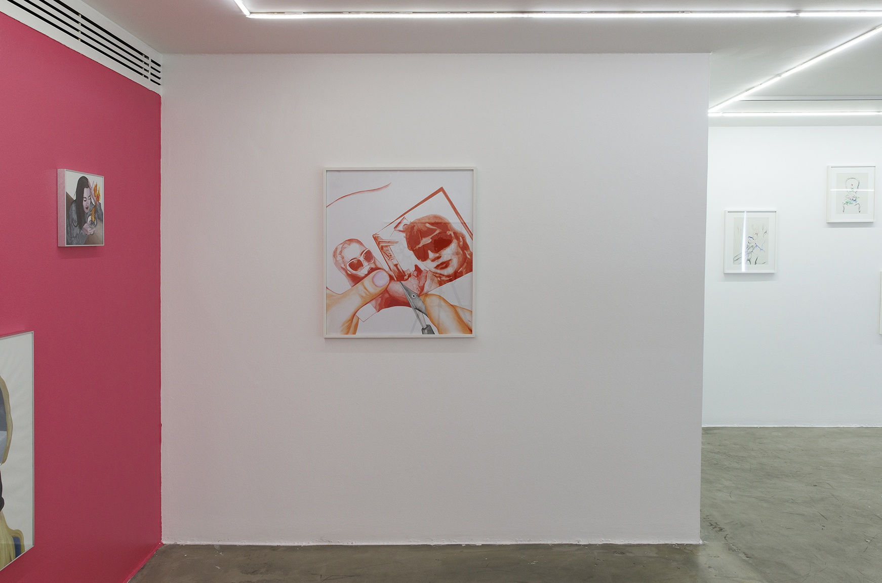 Installation View of Noah's Ark a solo exhibition of works by Nikki Fallahfar.