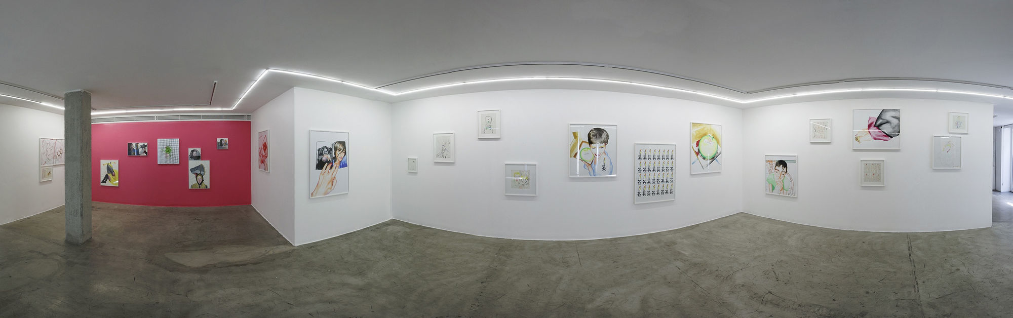 Installation View of Noah's Ark a solo exhibition of works by Nikki Fallahfar.