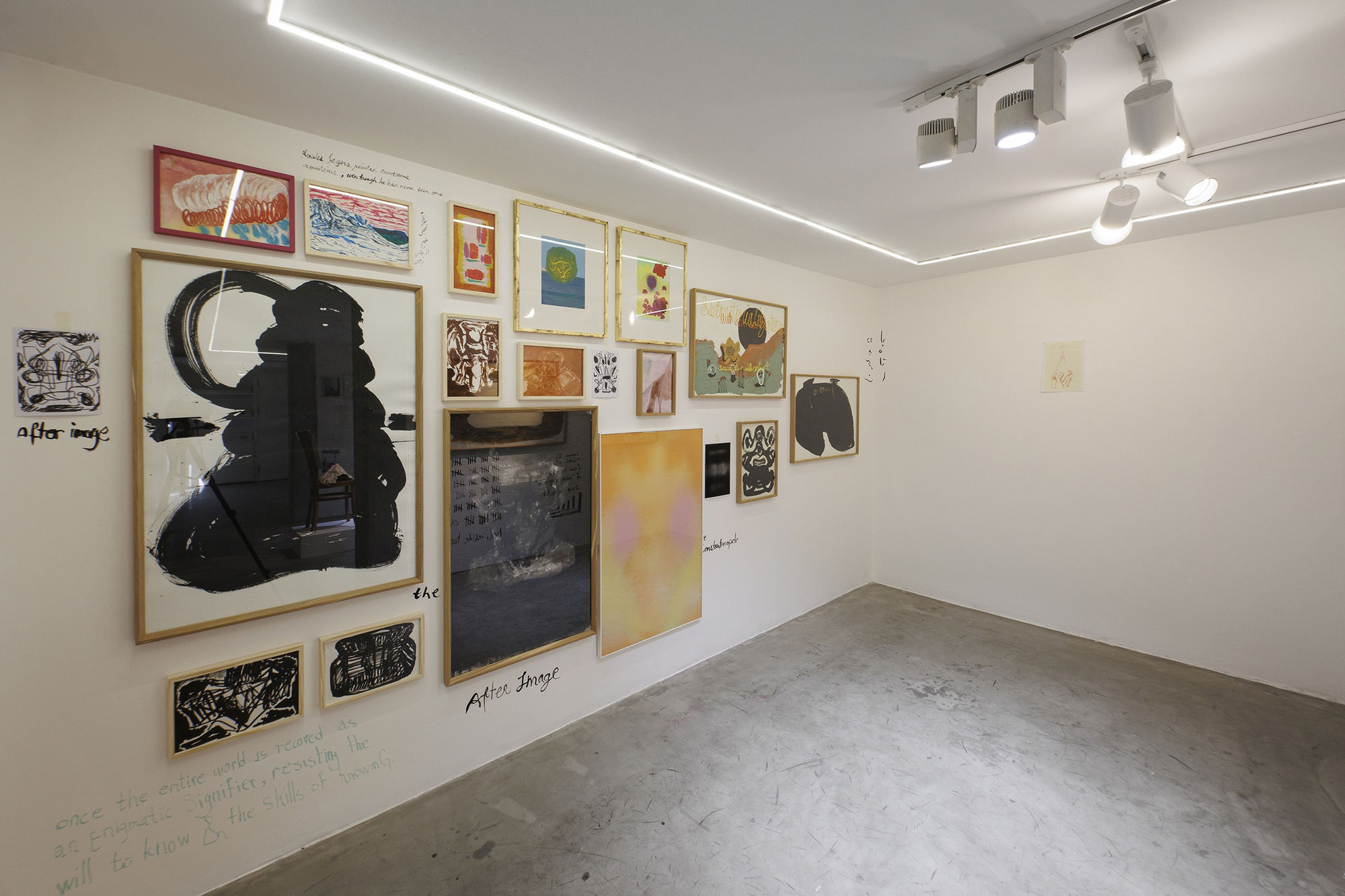 Installation View of 175 Trials & Errors by Sam Samiee at Dastan's Basement.