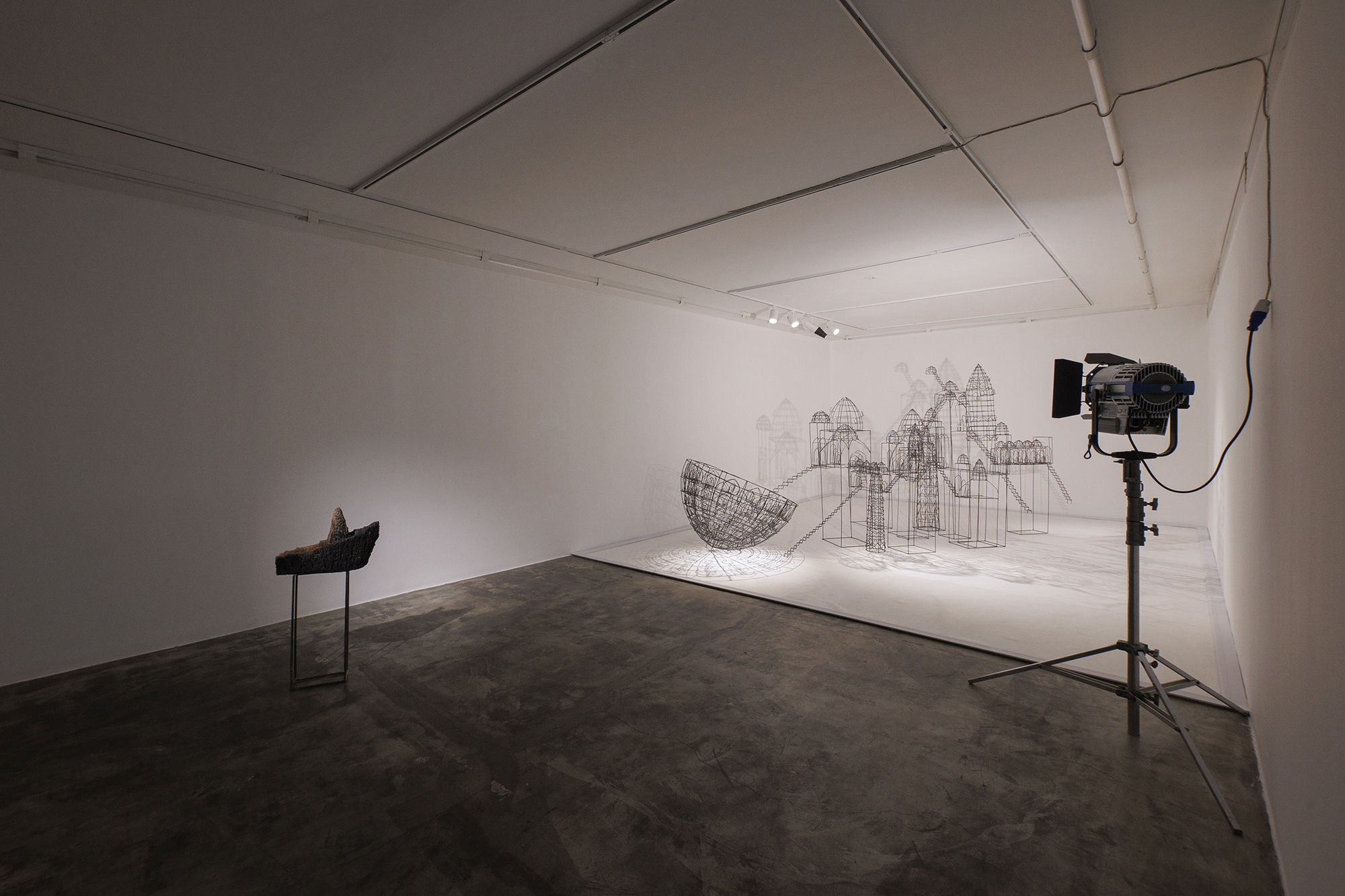 Installation View of Beyond the Seas solo exhibition of works by Mohammad pirryaee.