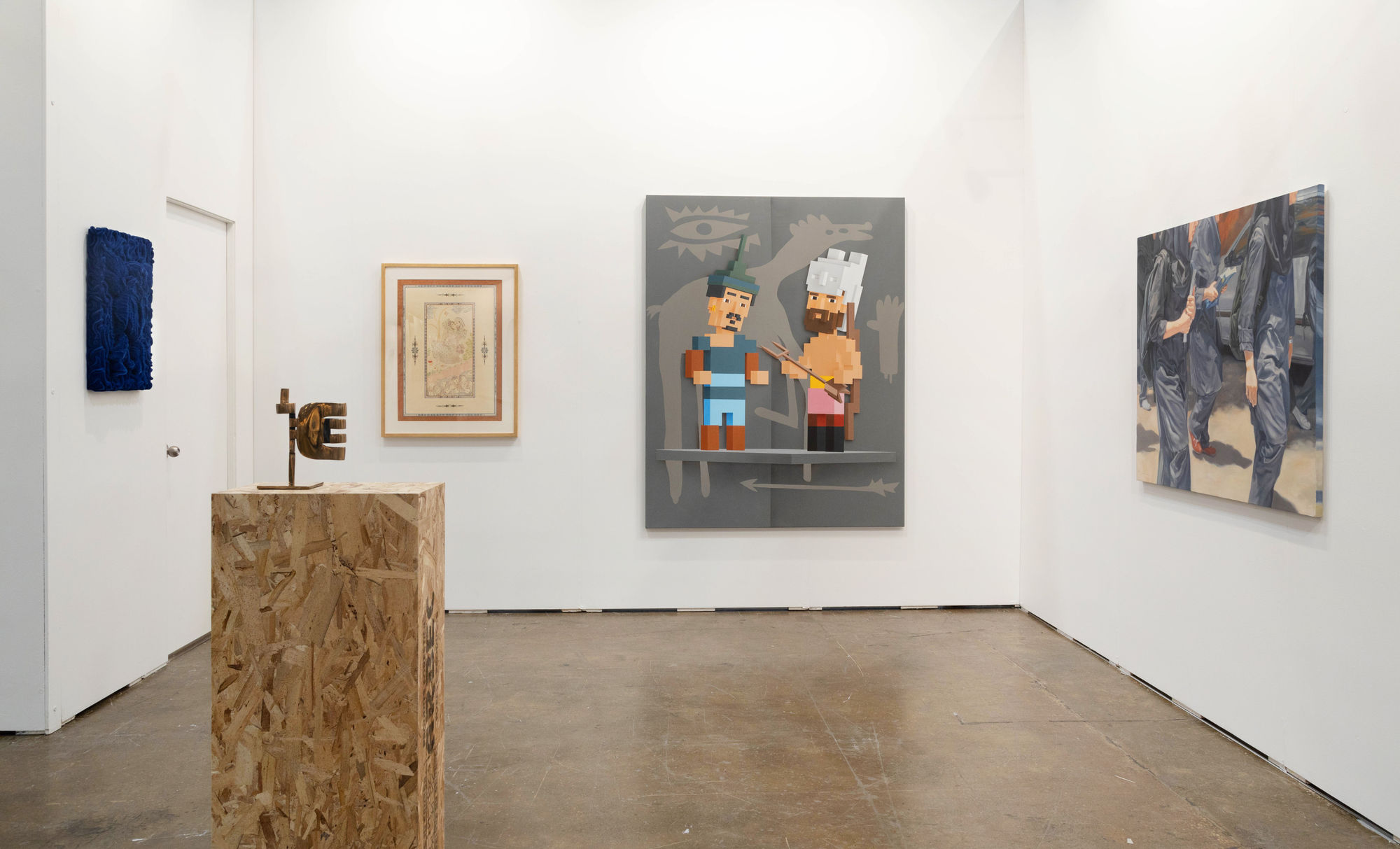 Installation View of Zaal Art's Booth at Art Toronto 2023 Photo by Melika Shafahi