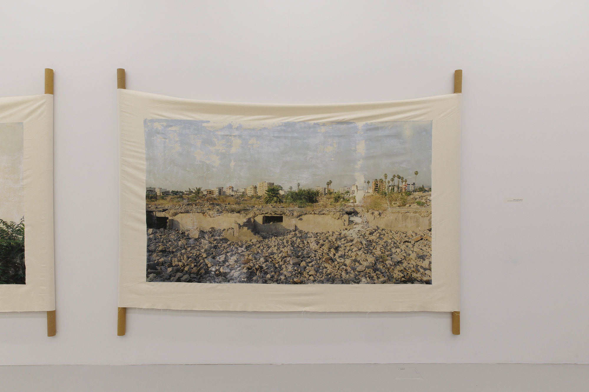 Installation View of O! Nassaji, The Hope of an Exhausted City , solo exhibition of works by Mohammad Kalantari at Parallel Circuit, 2023.