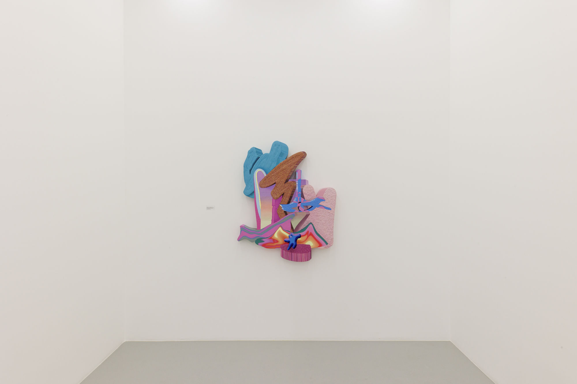 Installation view of Transcendent Dimension a solo exhibition of works by Yousha Bashir.