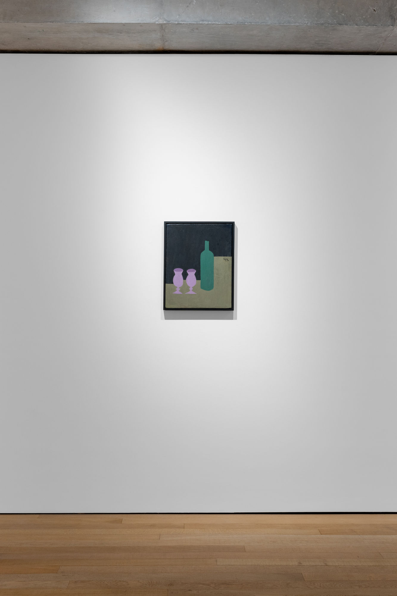 Installation View of Perfect Strangers: Leyly Matine-Daftary and Manoucher Yektai curated by Negar Azimi at Frieze's No.9 Cork Street