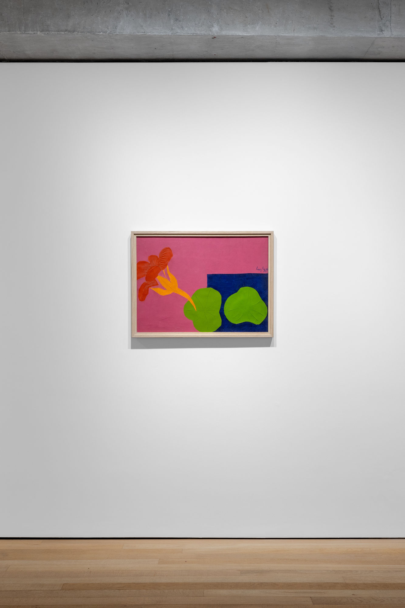 Installation View of Perfect Strangers: Leyly Matine-Daftary and Manoucher Yektai curated by Negar Azimi at Frieze's No.9 Cork Street