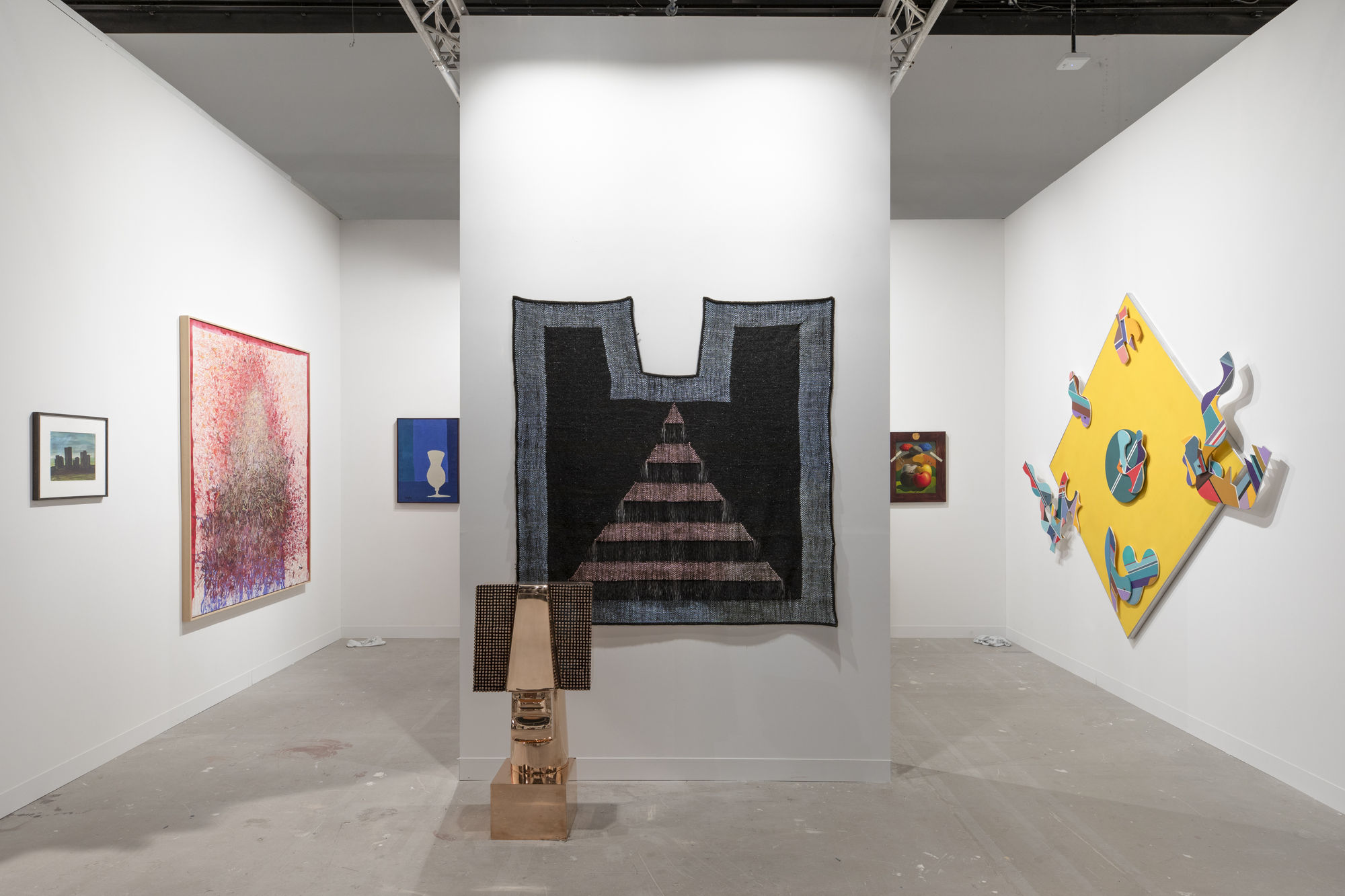 Installation view of Dastan's booth at Abu Dhabi Art 2024.