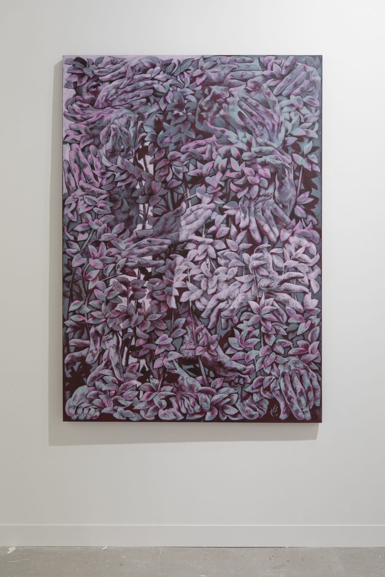 Installation view of Dastan's booth at Abu Dhabi Art 2024.