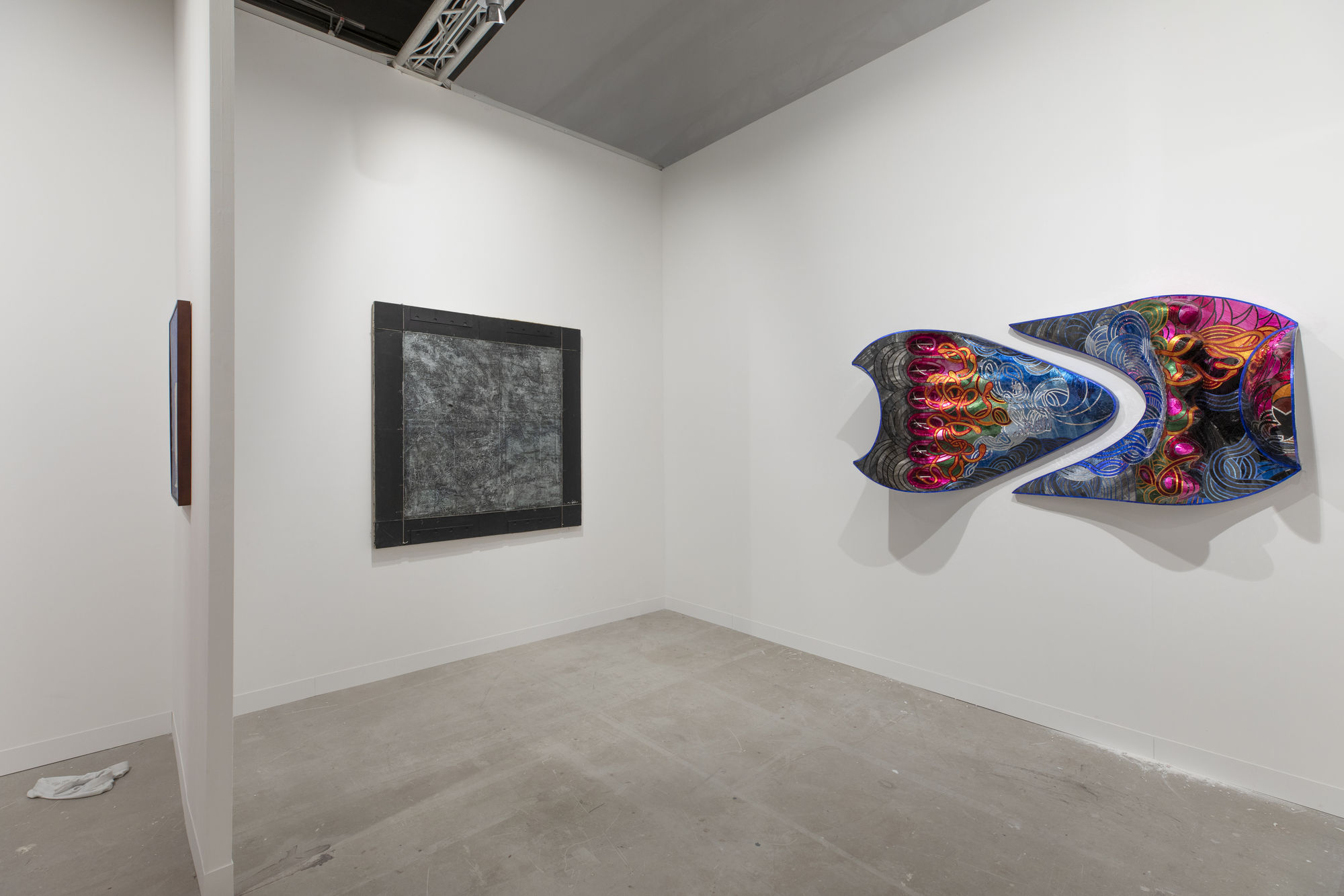 Installation view of Dastan's booth at Abu Dhabi Art 2024.