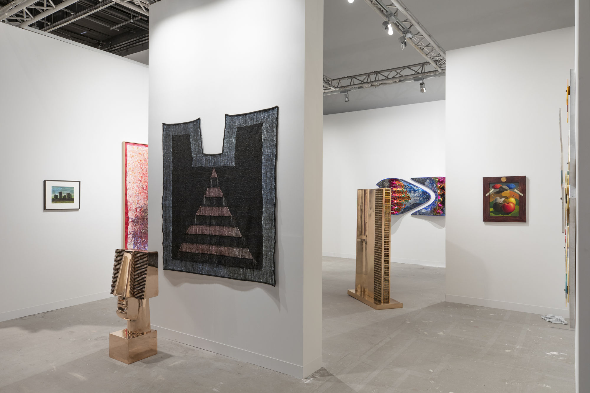 Installation view of Dastan's booth at Abu Dhabi Art 2024.