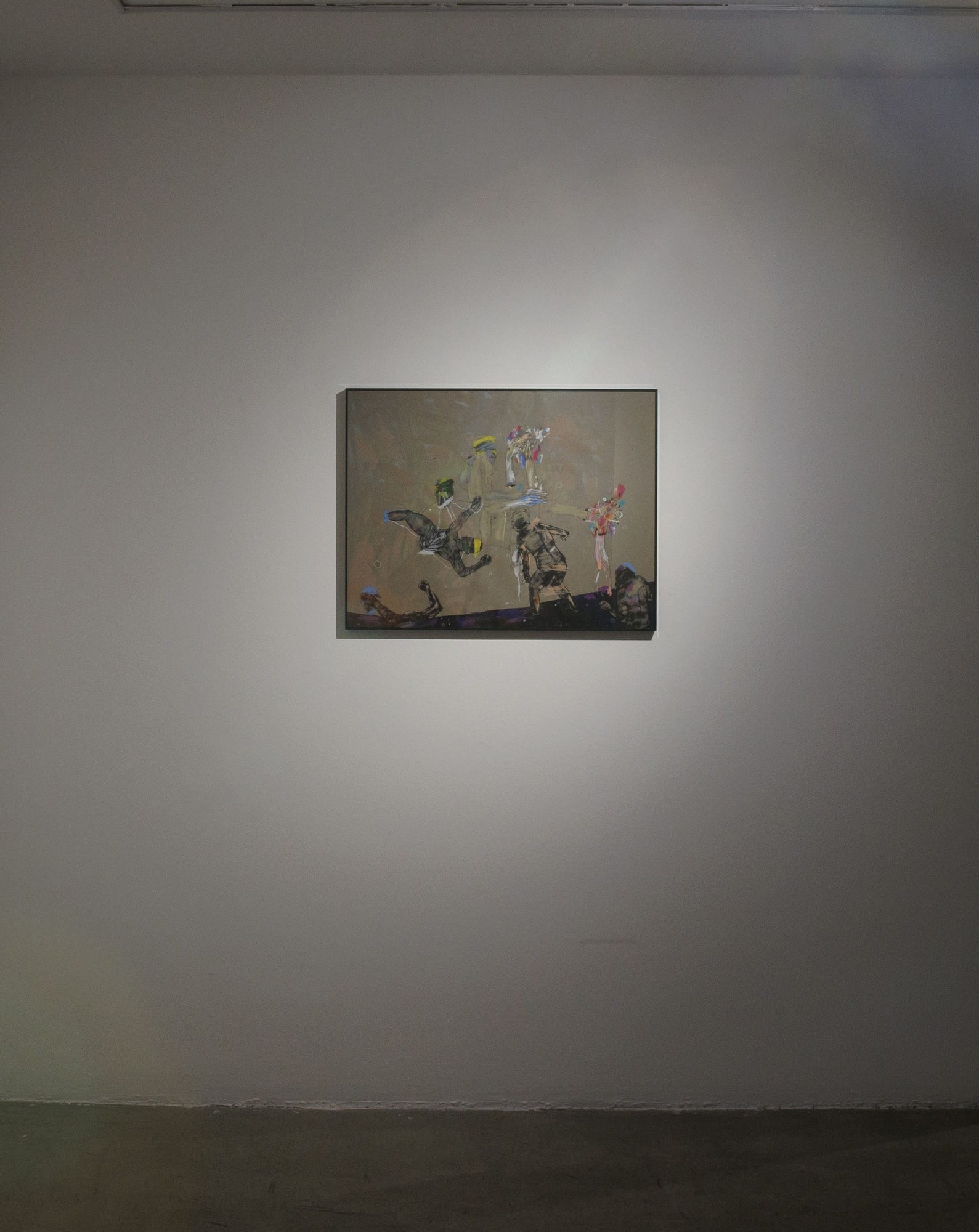 Installation view of Disfigure a group exhibition of works by Farshid Maleki, Mohammad Fasounaki, Heval Tazhandareh, Nazanin Allahverdi, Donya Aalipour and Raana Farnoud.