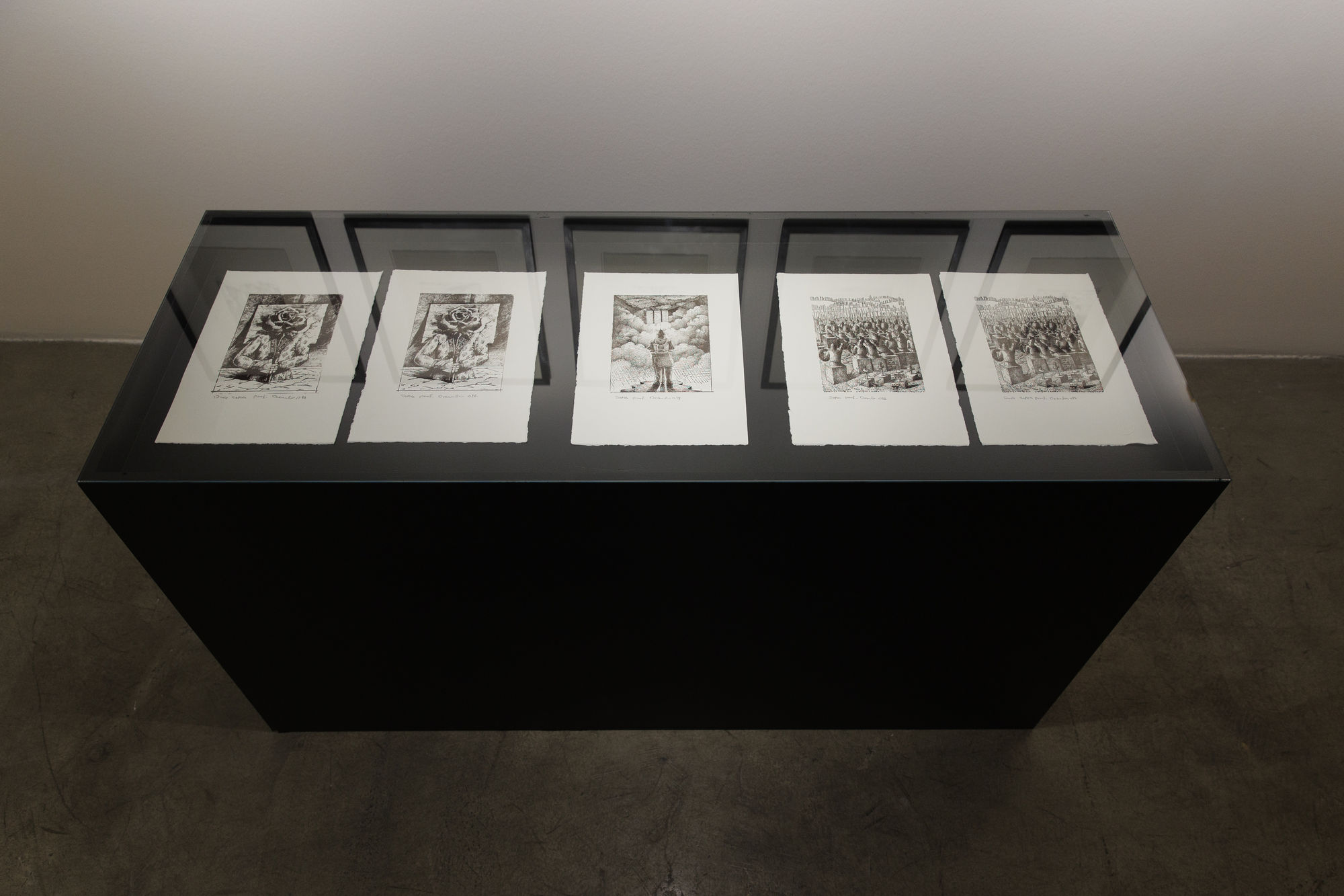 Installation view of Akbar [Recent Ten Years] an exhibition of works by Ali Akbar sadeghi curated by Ali Bakhtiari.
