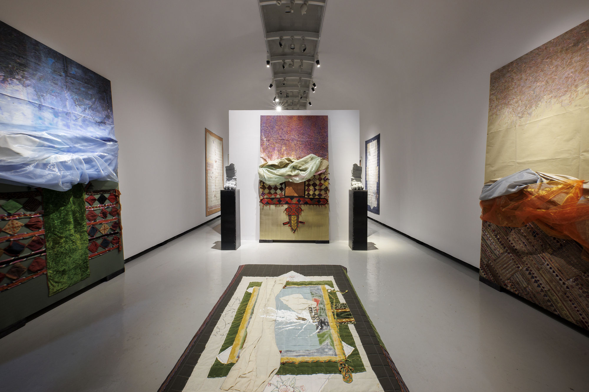 Installation view of | Four-Seasons | Shah Abbas and His Page Boy a solo exhibition of works by Fereydoun Ave.