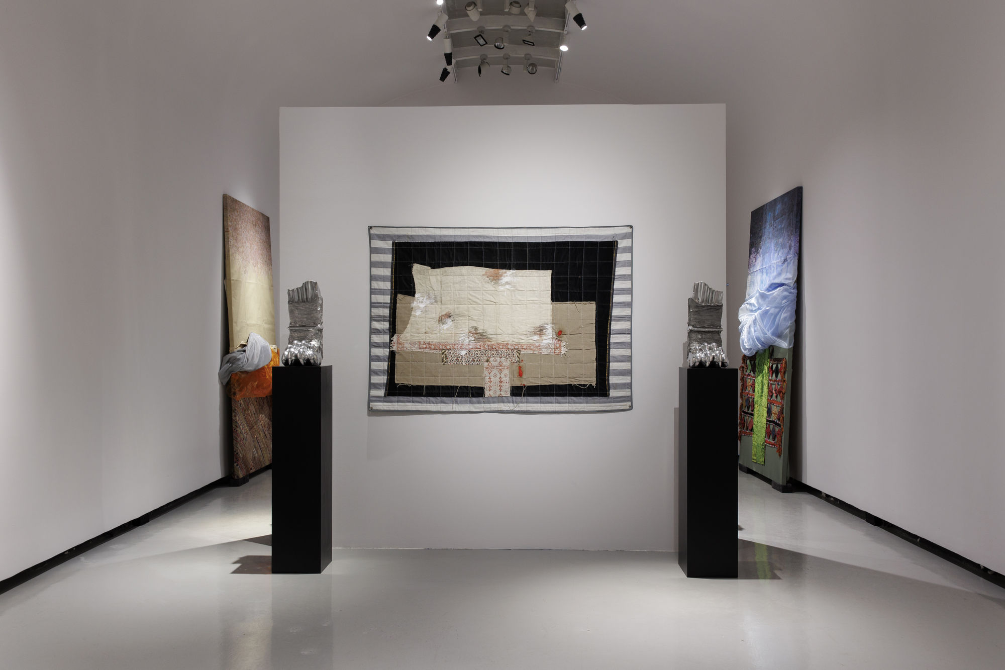 Installation view of | Four-Seasons | Shah Abbas and His Page Boy a solo exhibition of works by Fereydoun Ave.