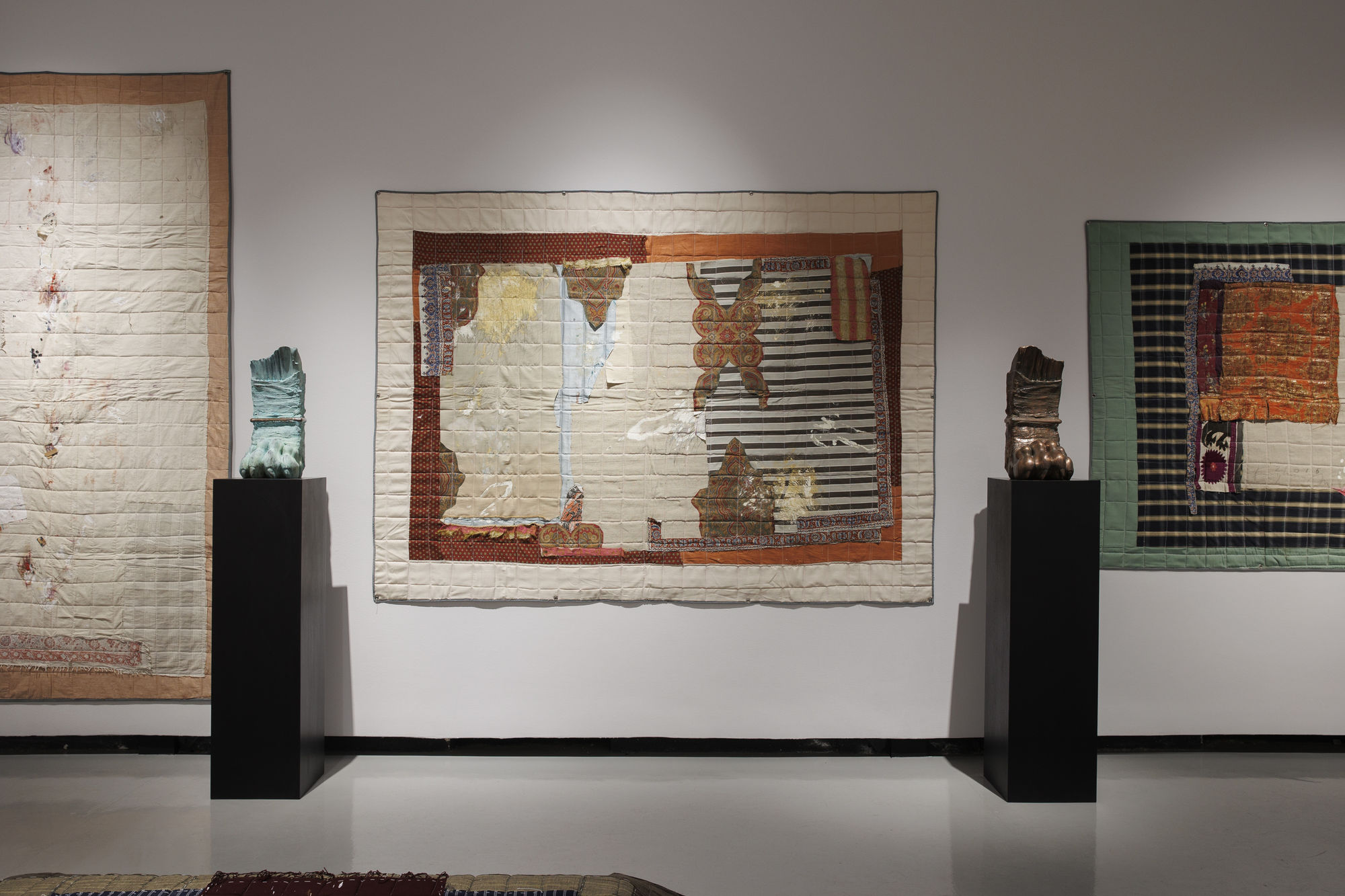 Installation view of | Four-Seasons | Shah Abbas and His Page Boy a solo exhibition of works by Fereydoun Ave.
