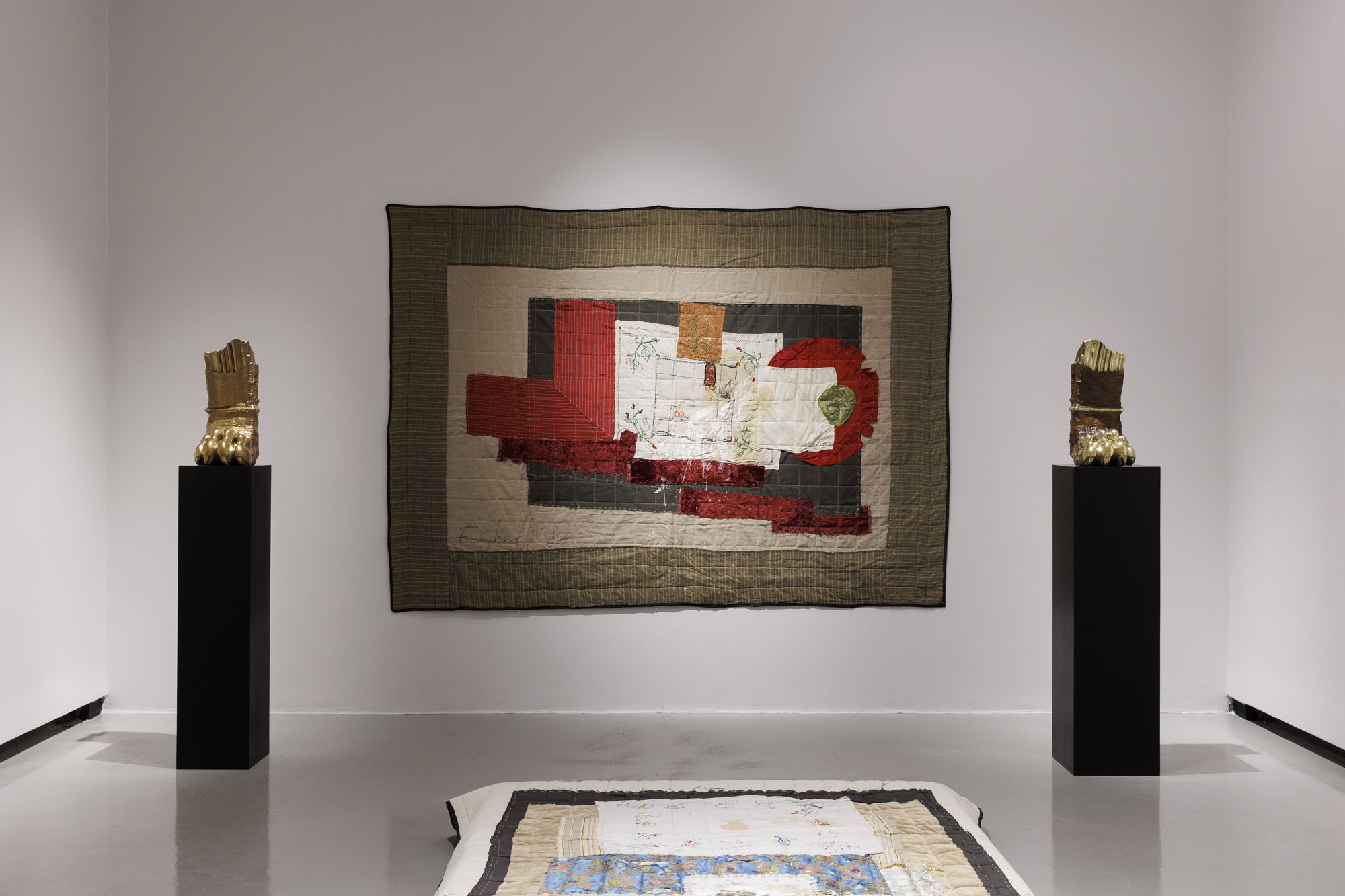 Installation view of | Four-Seasons | Shah Abbas and His Page Boy a solo exhibition of works by Fereydoun Ave.