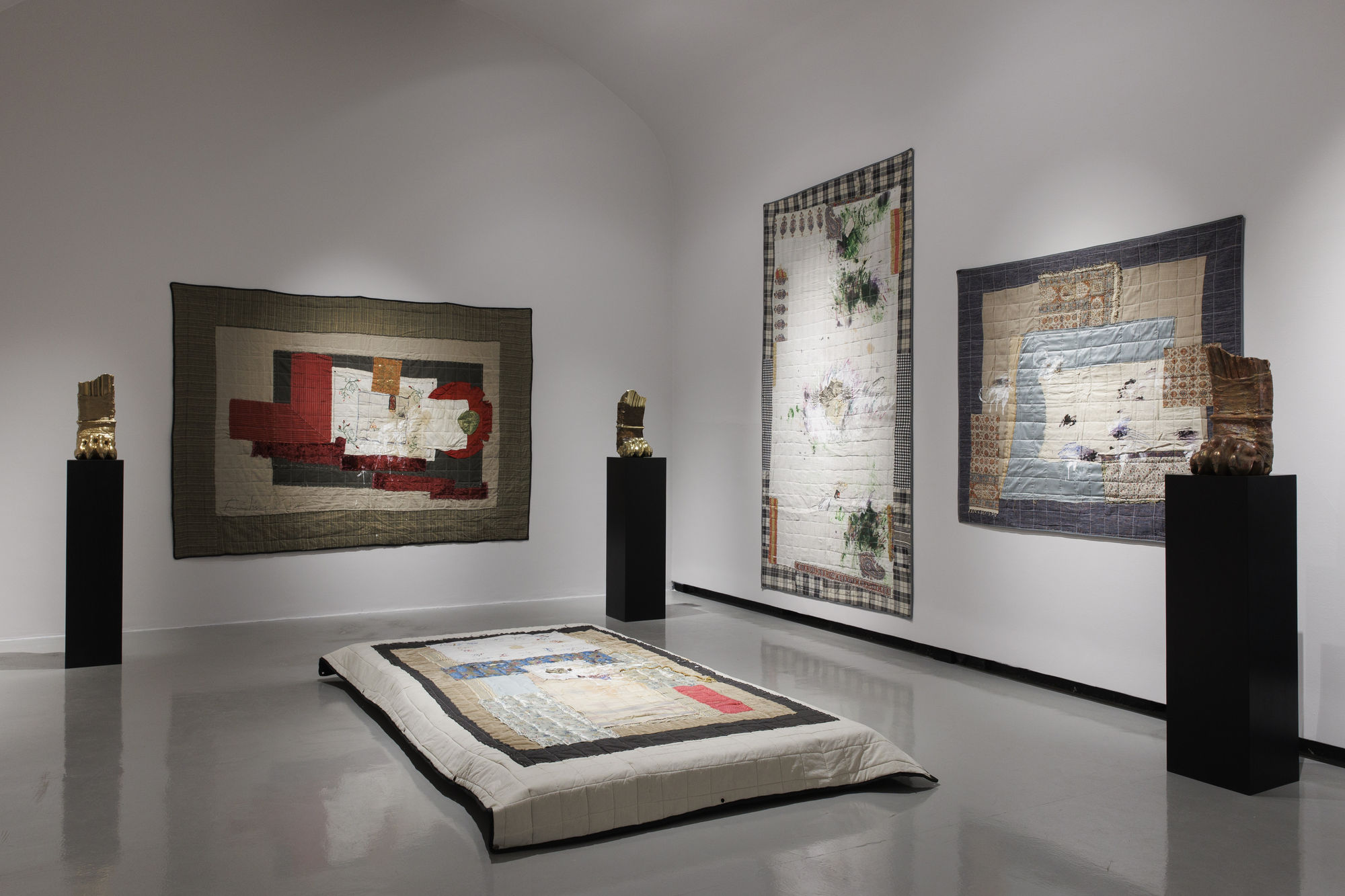 Installation view of | Four-Seasons | Shah Abbas and His Page Boy a solo exhibition of works by Fereydoun Ave.