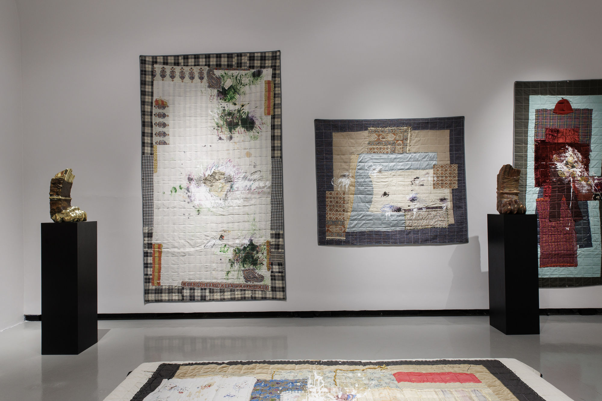Installation view of | Four-Seasons | Shah Abbas and His Page Boy a solo exhibition of works by Fereydoun Ave.