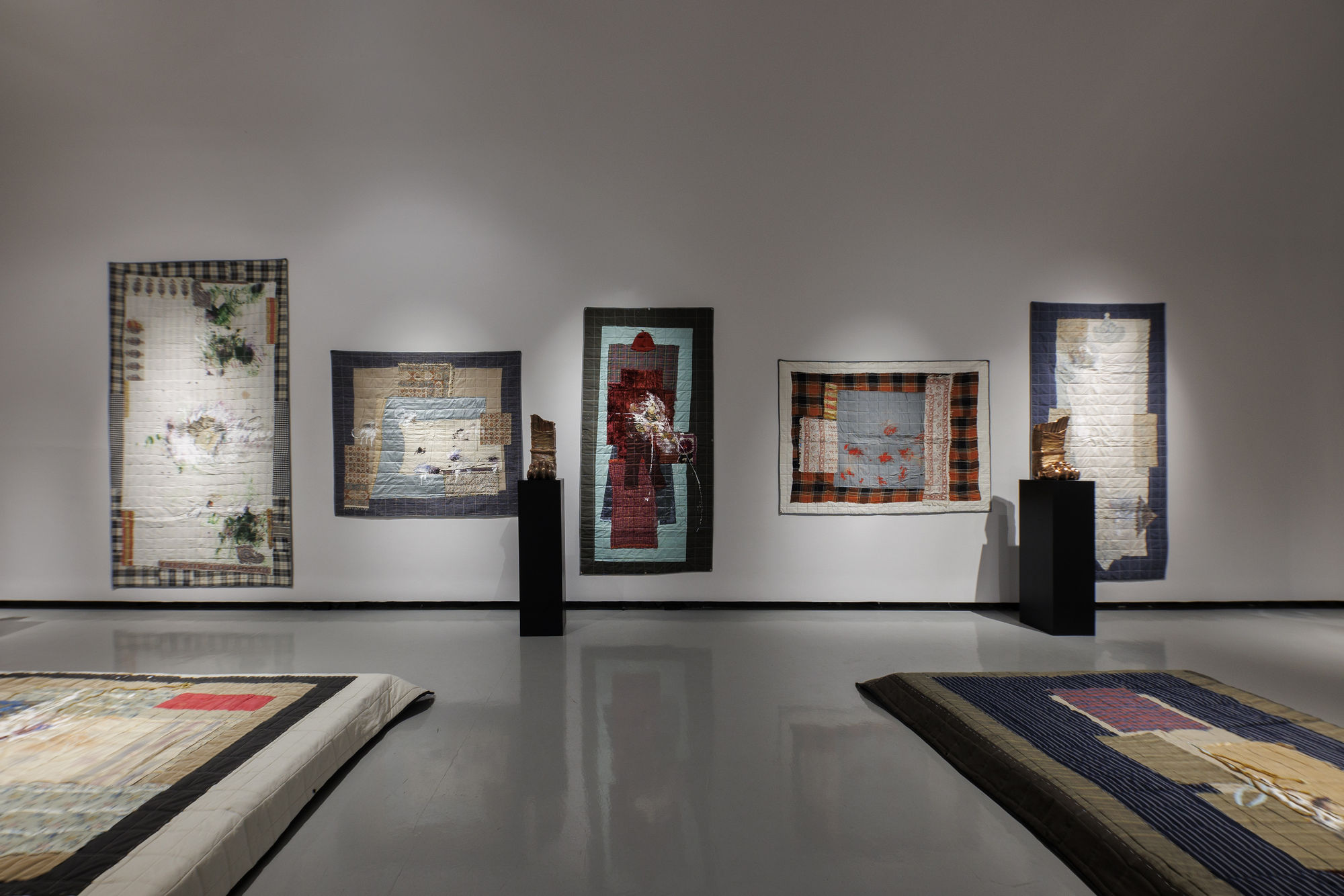 Installation view of | Four-Seasons | Shah Abbas and His Page Boy a solo exhibition of works by Fereydoun Ave.