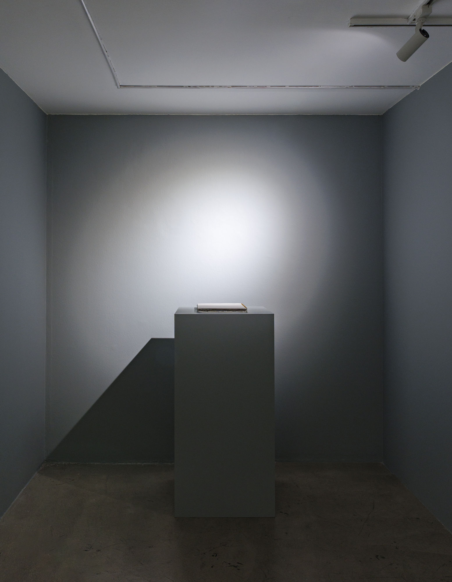 Installation View of Folded In a solo presentation of works by Kolsum Salehi.