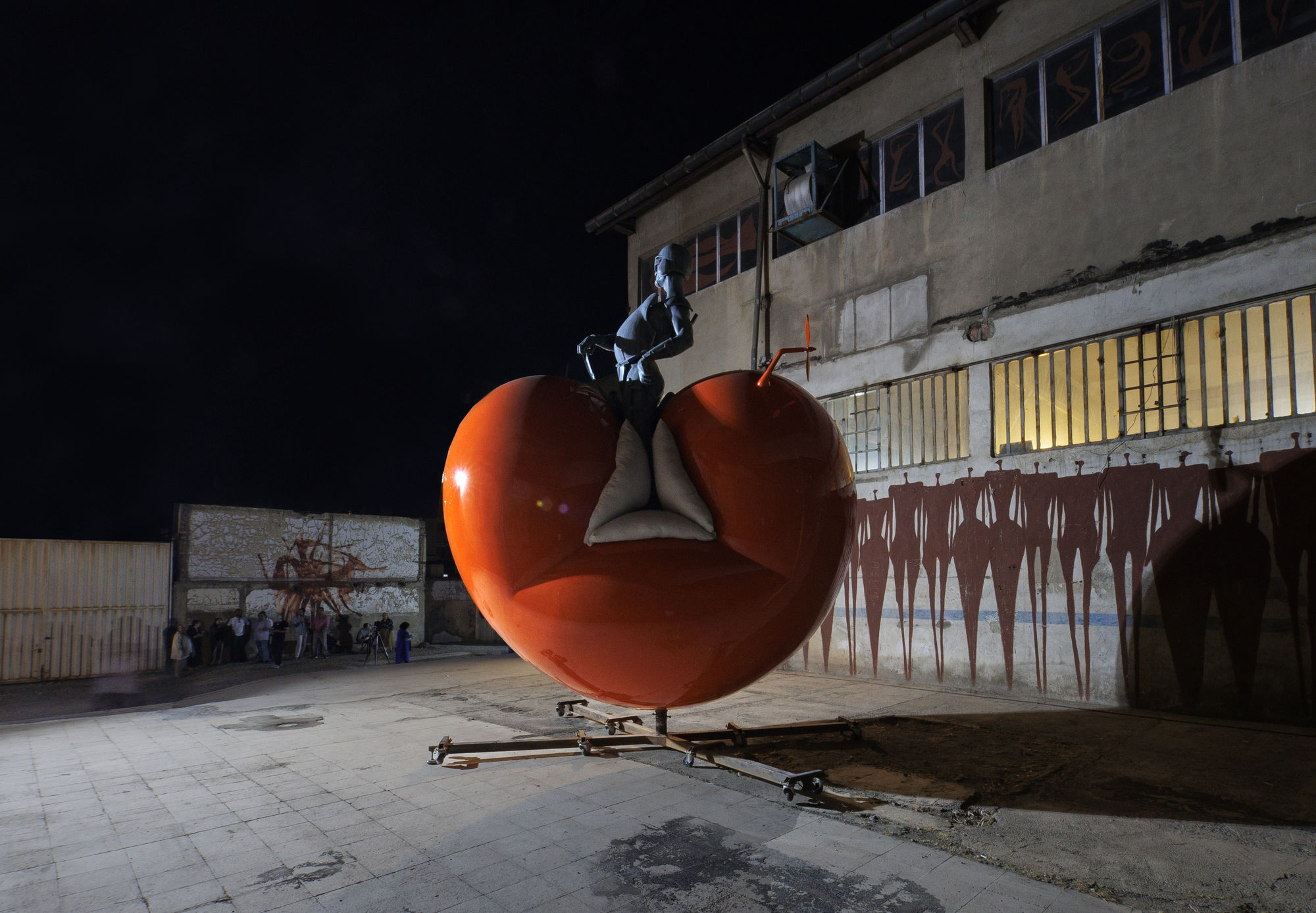 Installation View of Fateh a solo presentation of work by Mohammad Hossein Gholamzadeh.