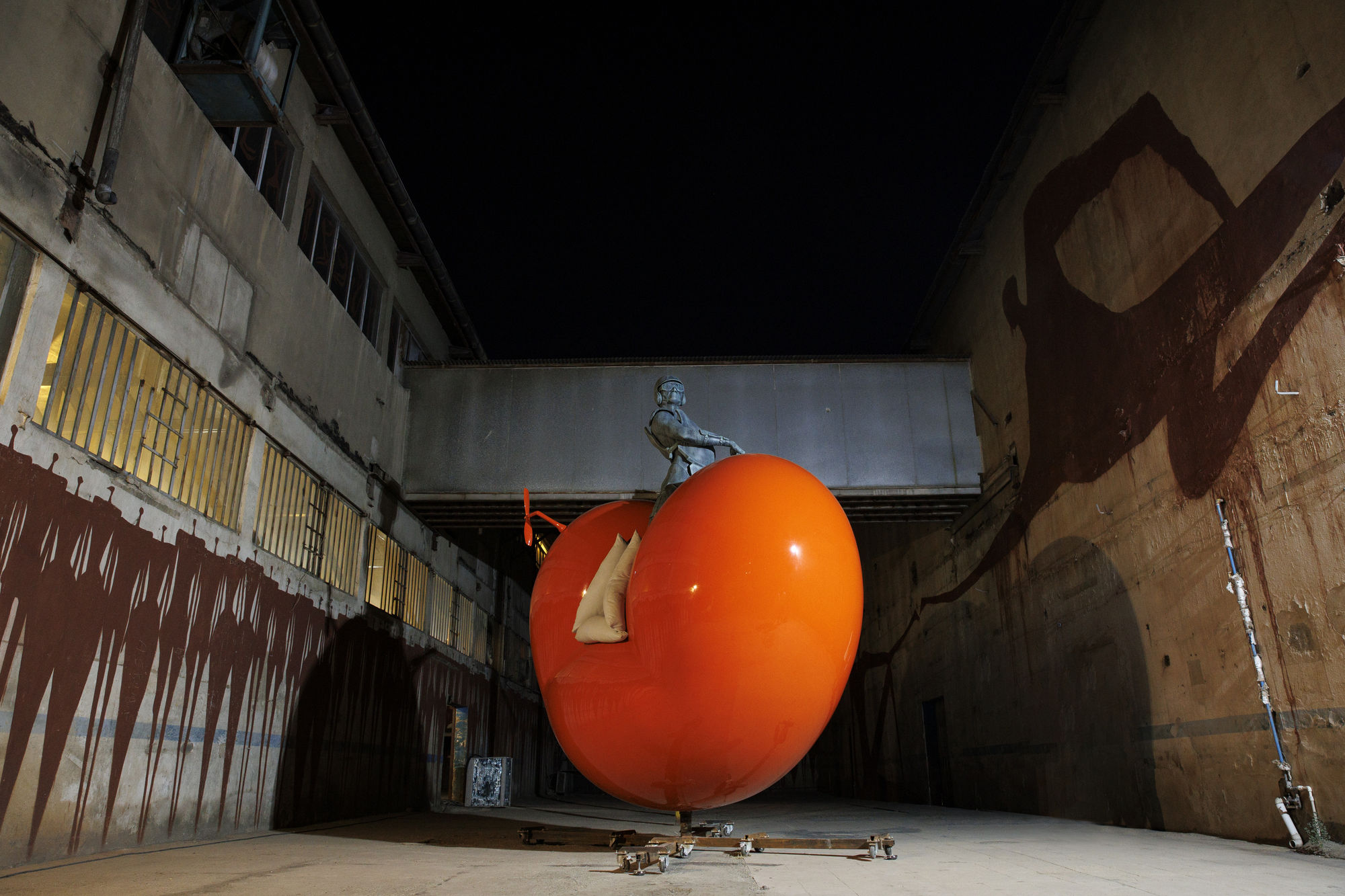 Installation View of Fateh a solo presentation of work by Mohammad Hossein Gholamzadeh.