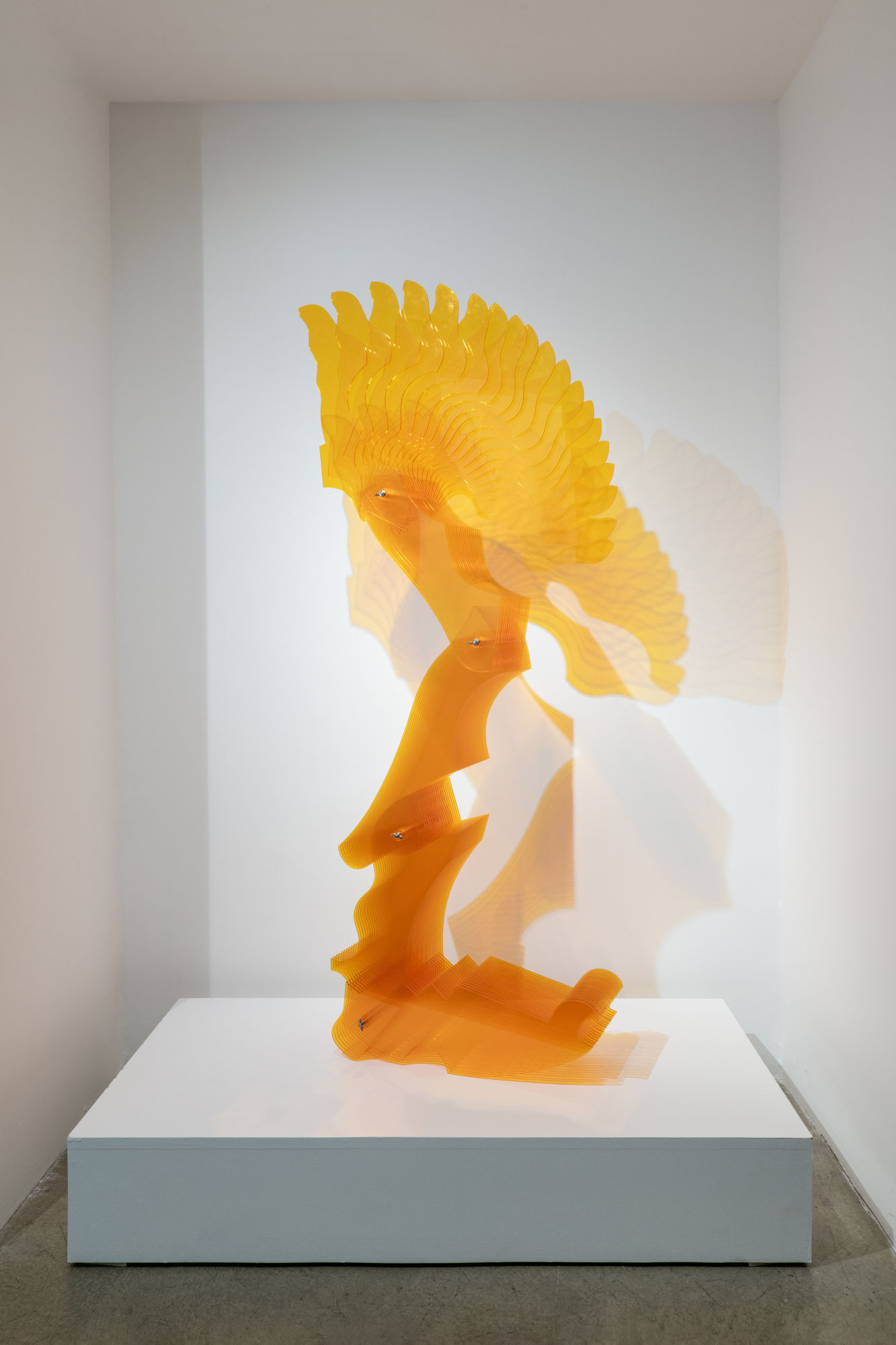 Installation View of Articulated Sculptures a solo presentation of works by Mohsen Vaziri Moghaddam.