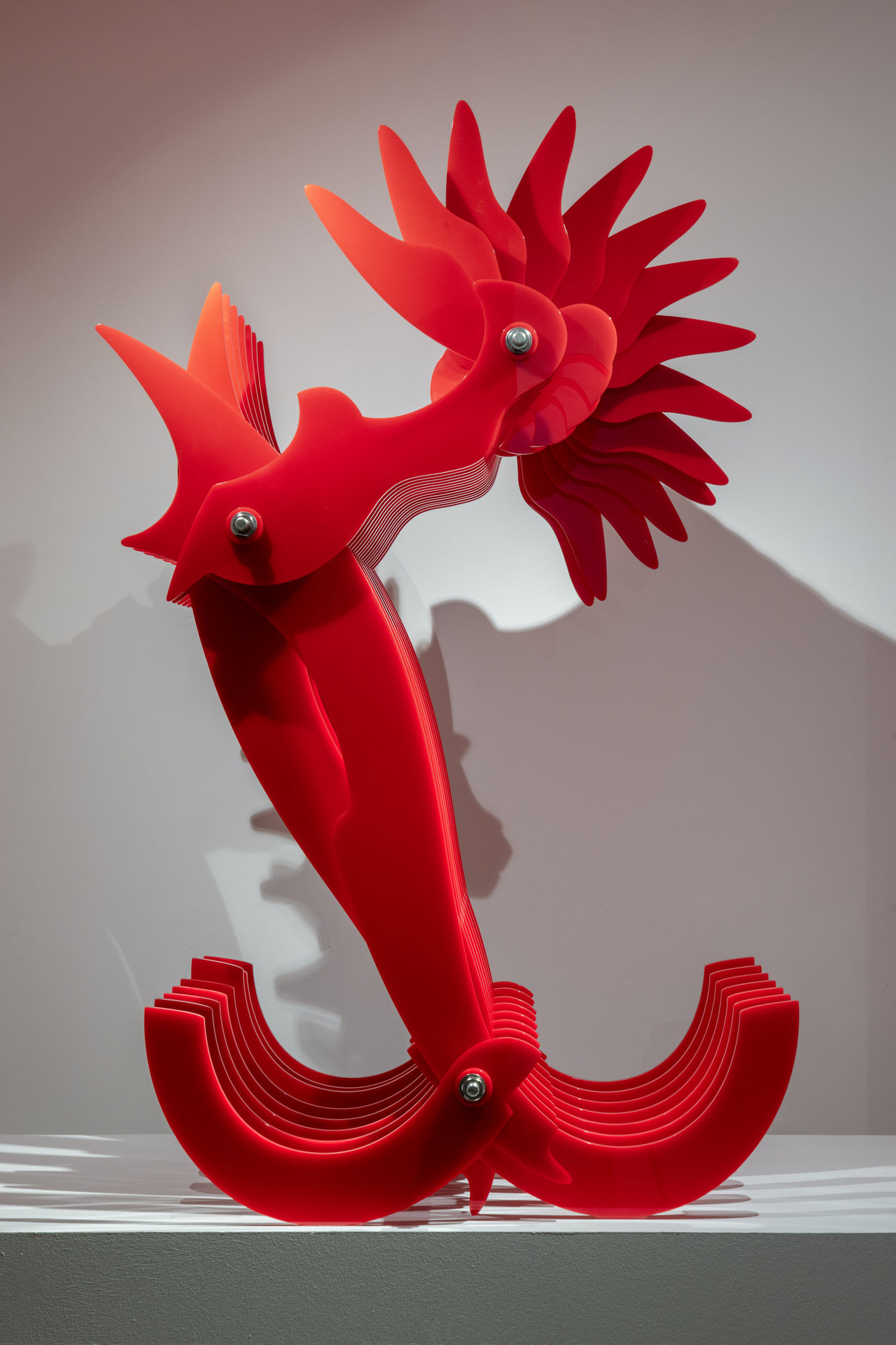 Installation View of Articulated Sculptures a solo presentation of works by Mohsen Vaziri Moghaddam.