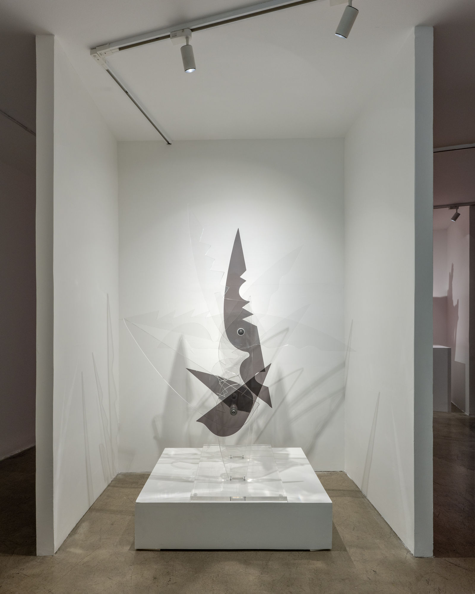 Installation View of Articulated Sculptures a solo presentation of works by Mohsen Vaziri Moghaddam.