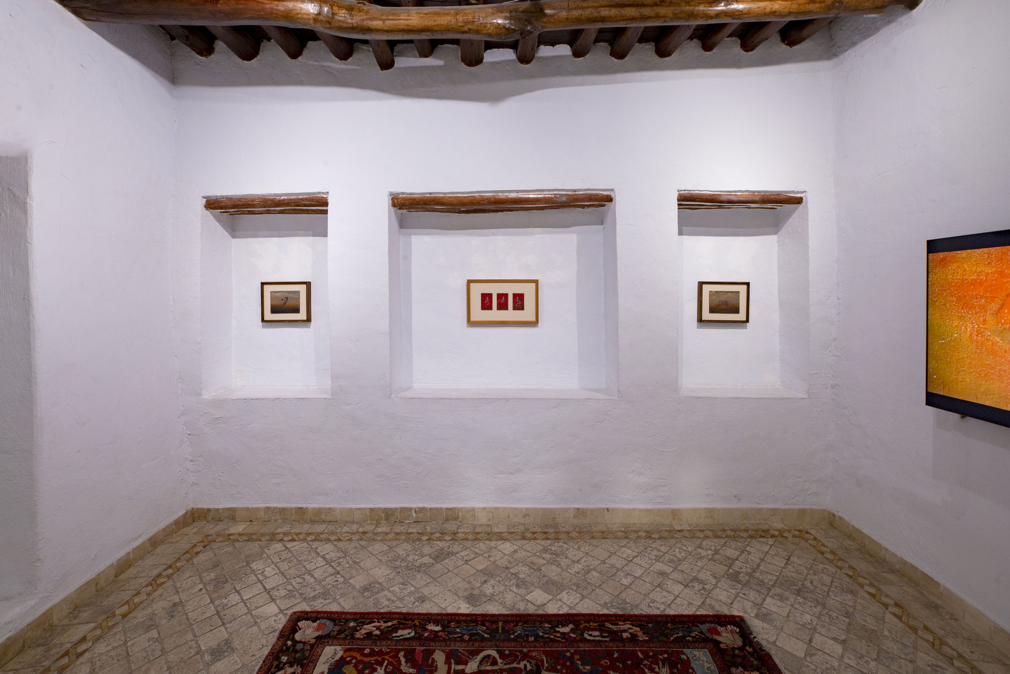 Installation View of "Seeing in the way it's not " a solo presentation of works by Peybak .