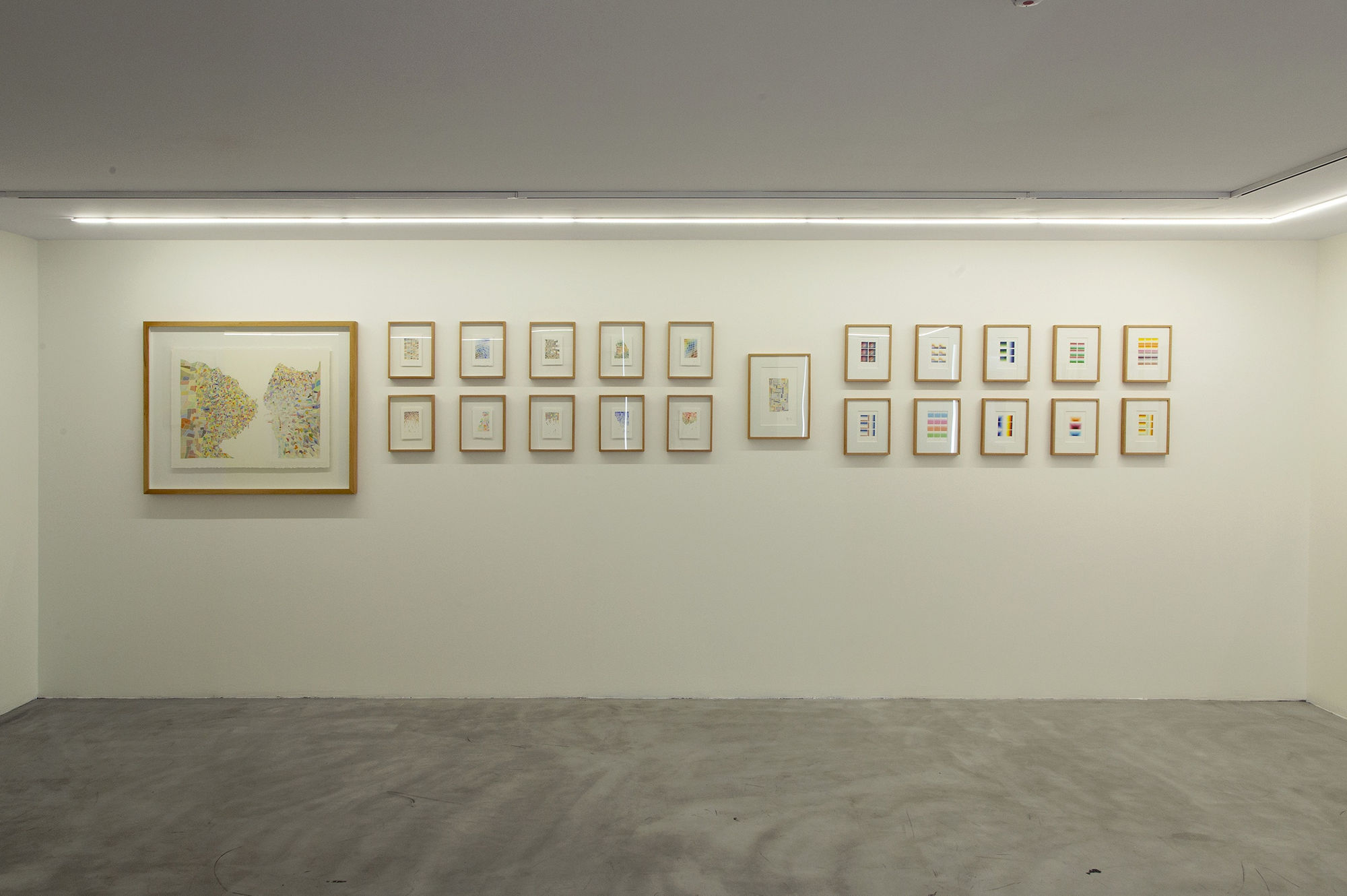 Installation View of A Walk in the Prairie a solo presentation of works by Kiarash Alimi.