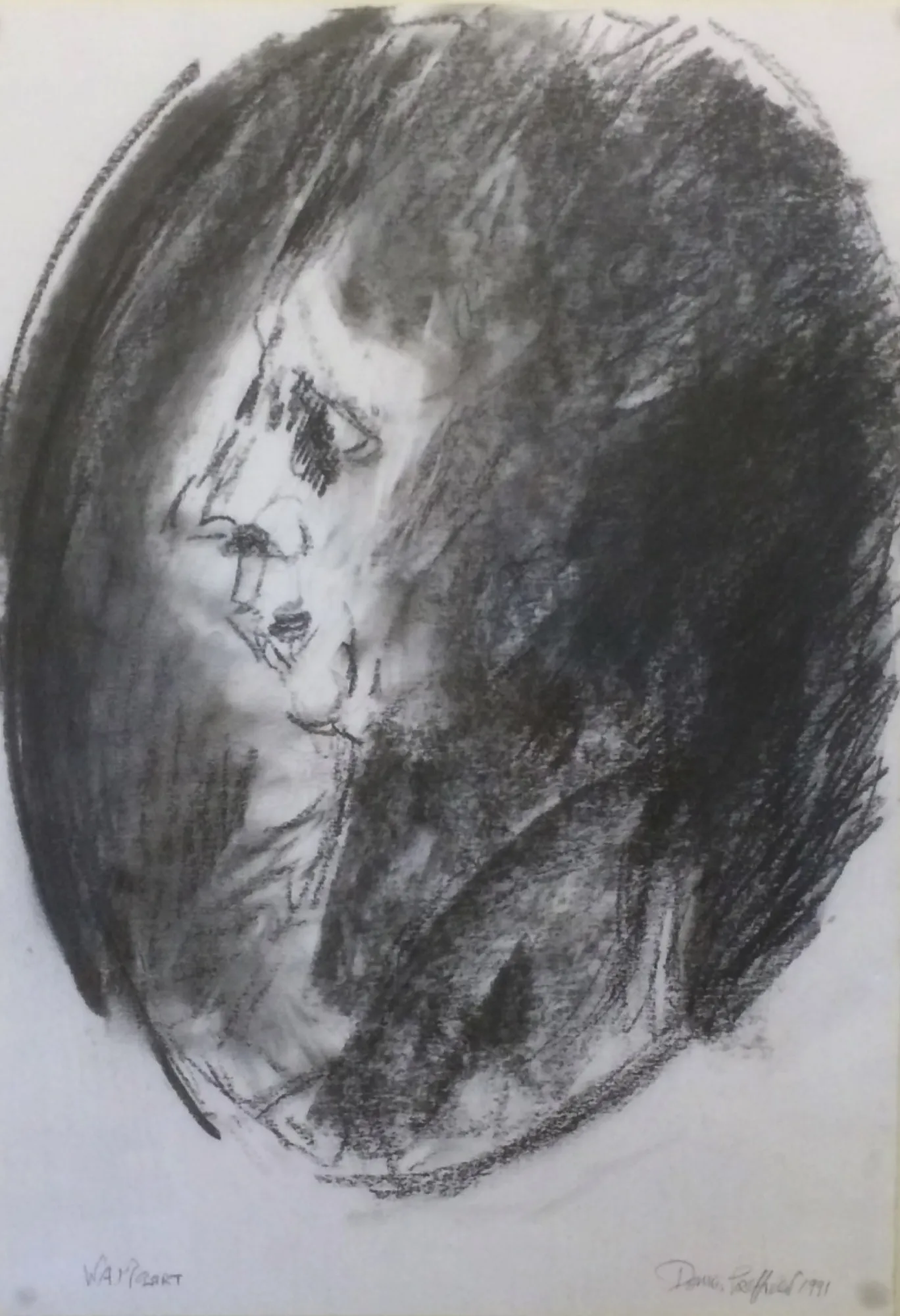 Mozart (After a Drawing by Doris Stock, 1789), 1989