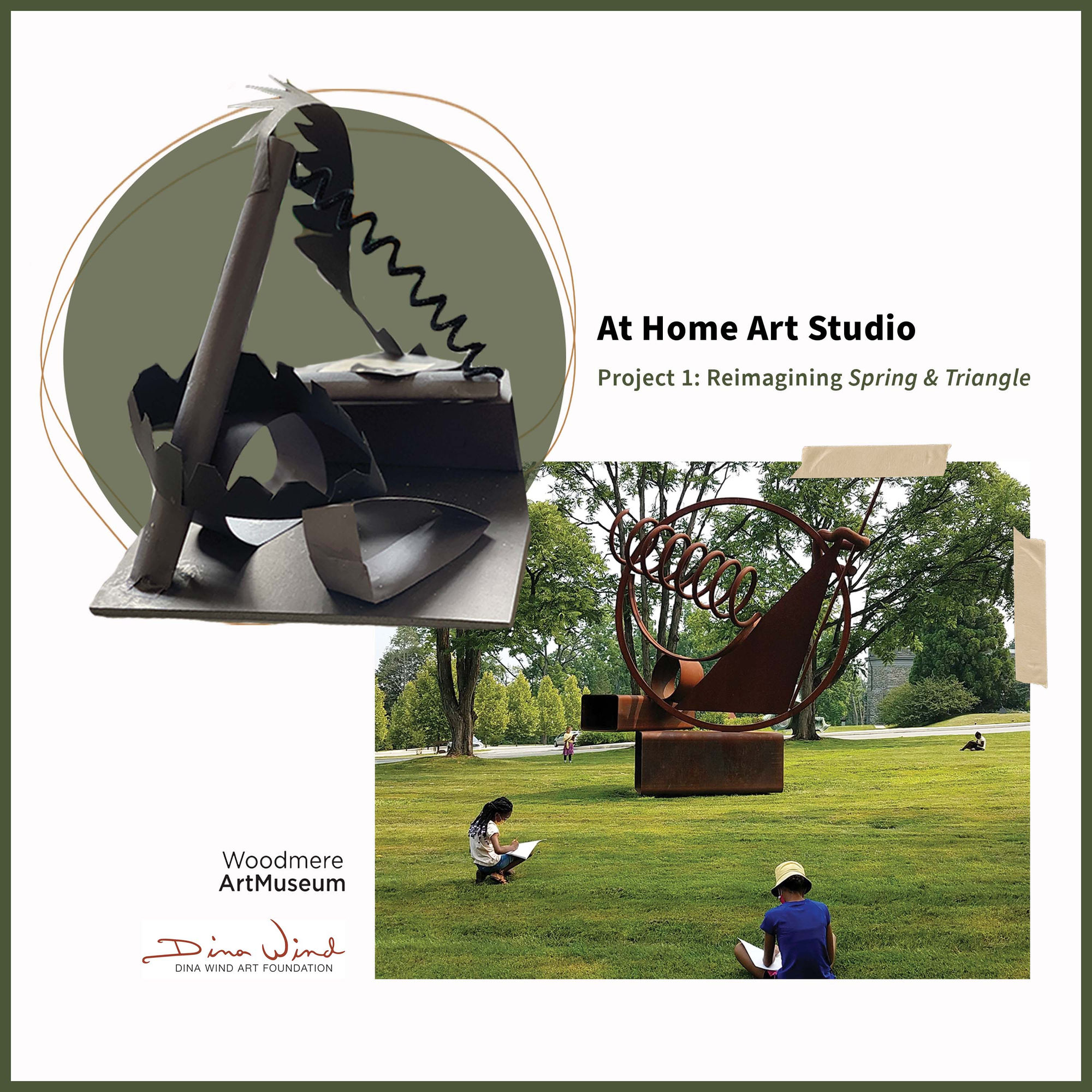 At Home Art Studio Project 1: Reimagining Spring and Triangle