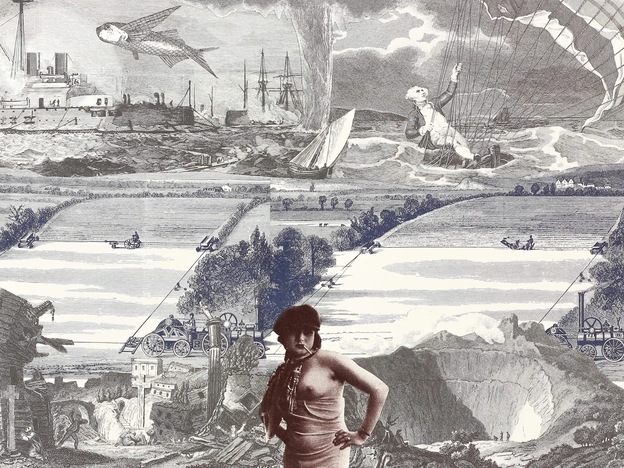 Peter Blake, Untitled (From Freud Museum 10th Anniversary portfolio), 1996