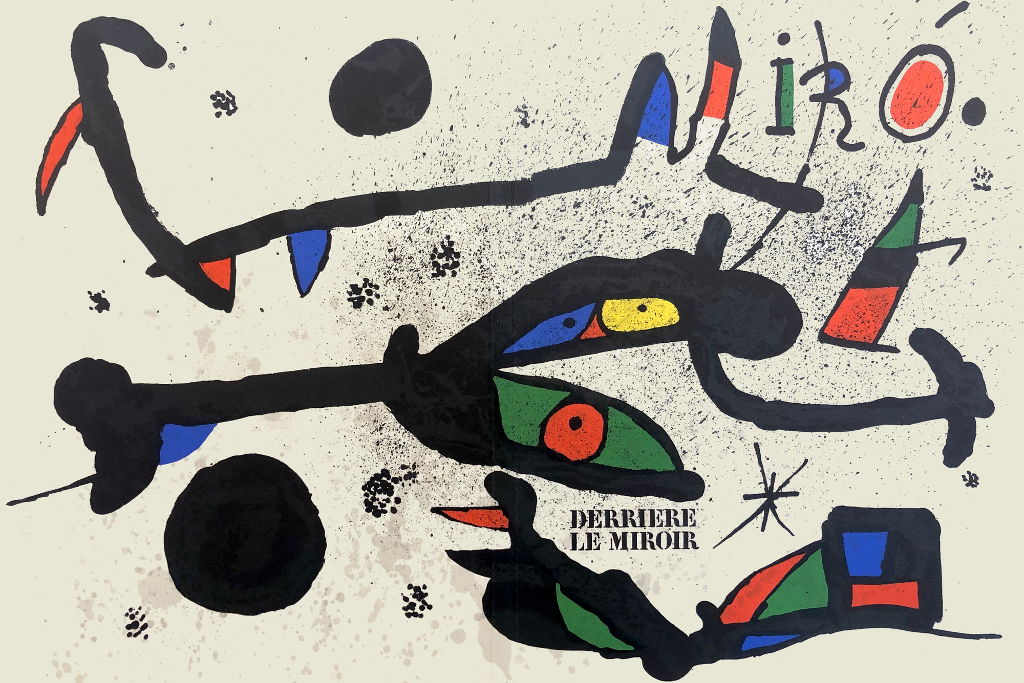 Joan Miró, Cover from 'Derrière le Miroir - Joan Miró', 1978