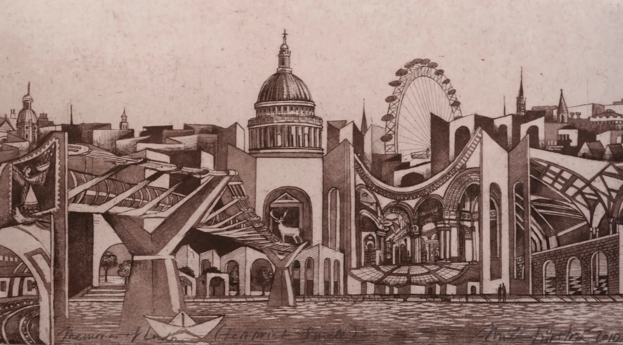 Summer Secret Bid Auction 2023, LOT XX: Mila Fürstová - Memories of London (Small), 2010