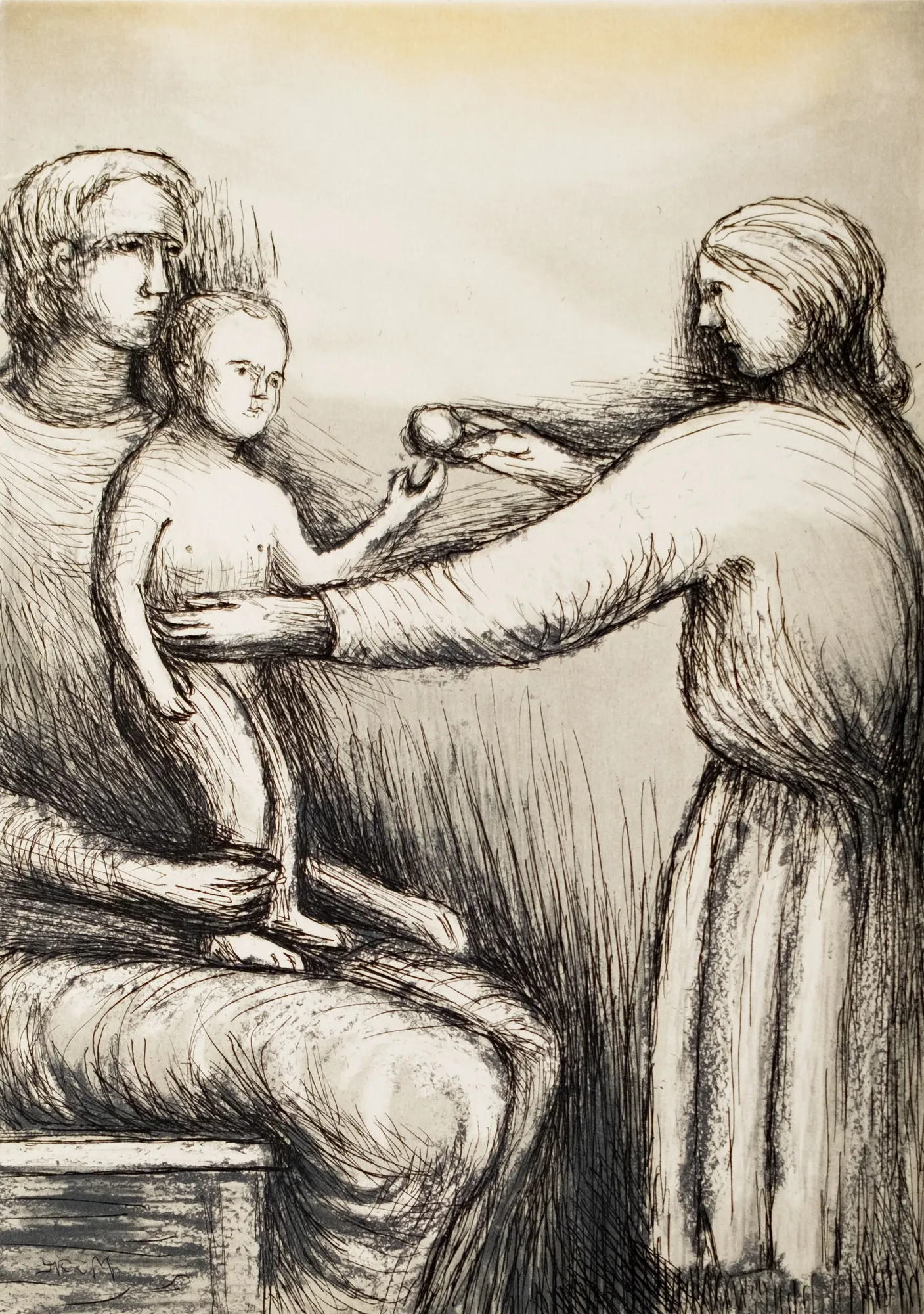 Henry Moore, Mother and Child XXI, 1983