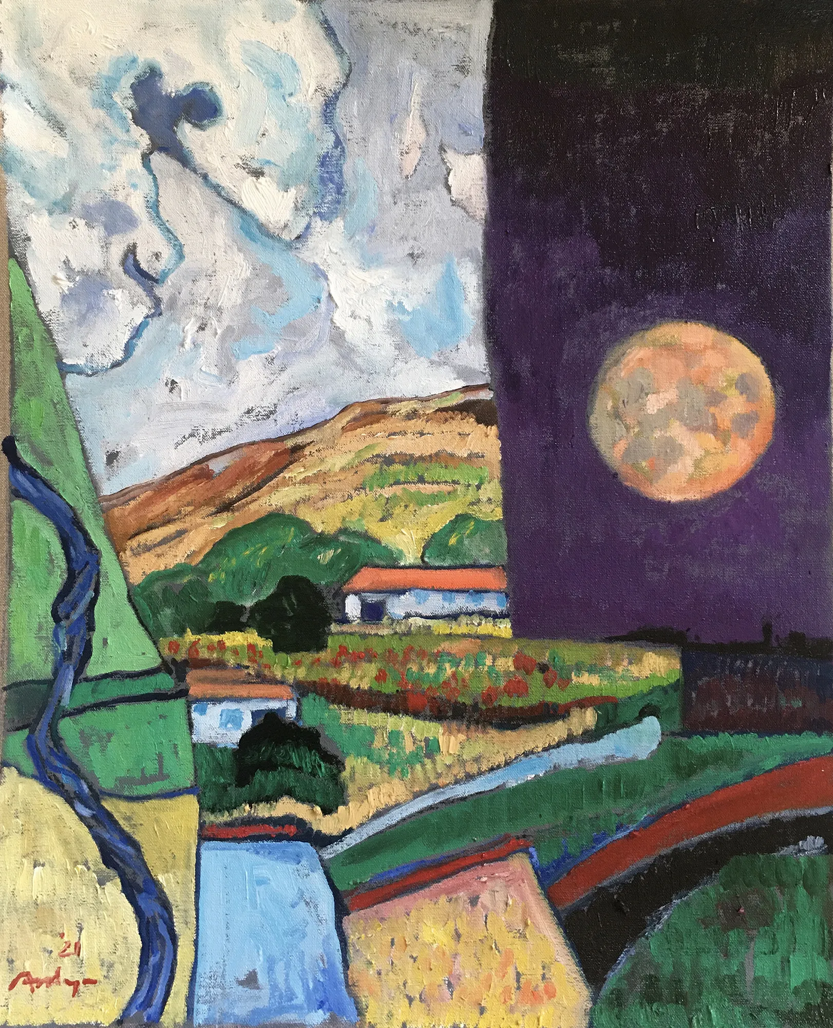 Summer Secret Bid Auction 2023, LOT XX: Ardyn Halter - Harvest Moon, 2021