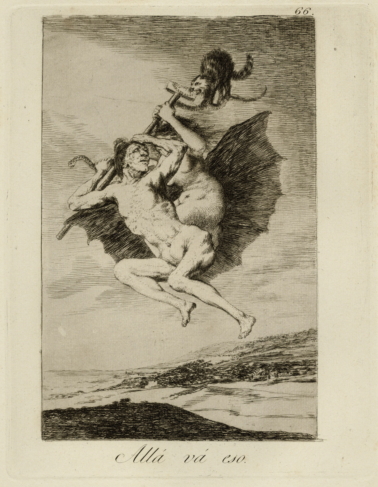 Francisco de Goya, 66. Allá Vá Eso, 1799