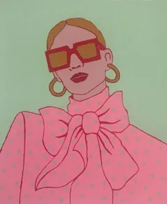 Susie Stone, Mint & Pink, 2020