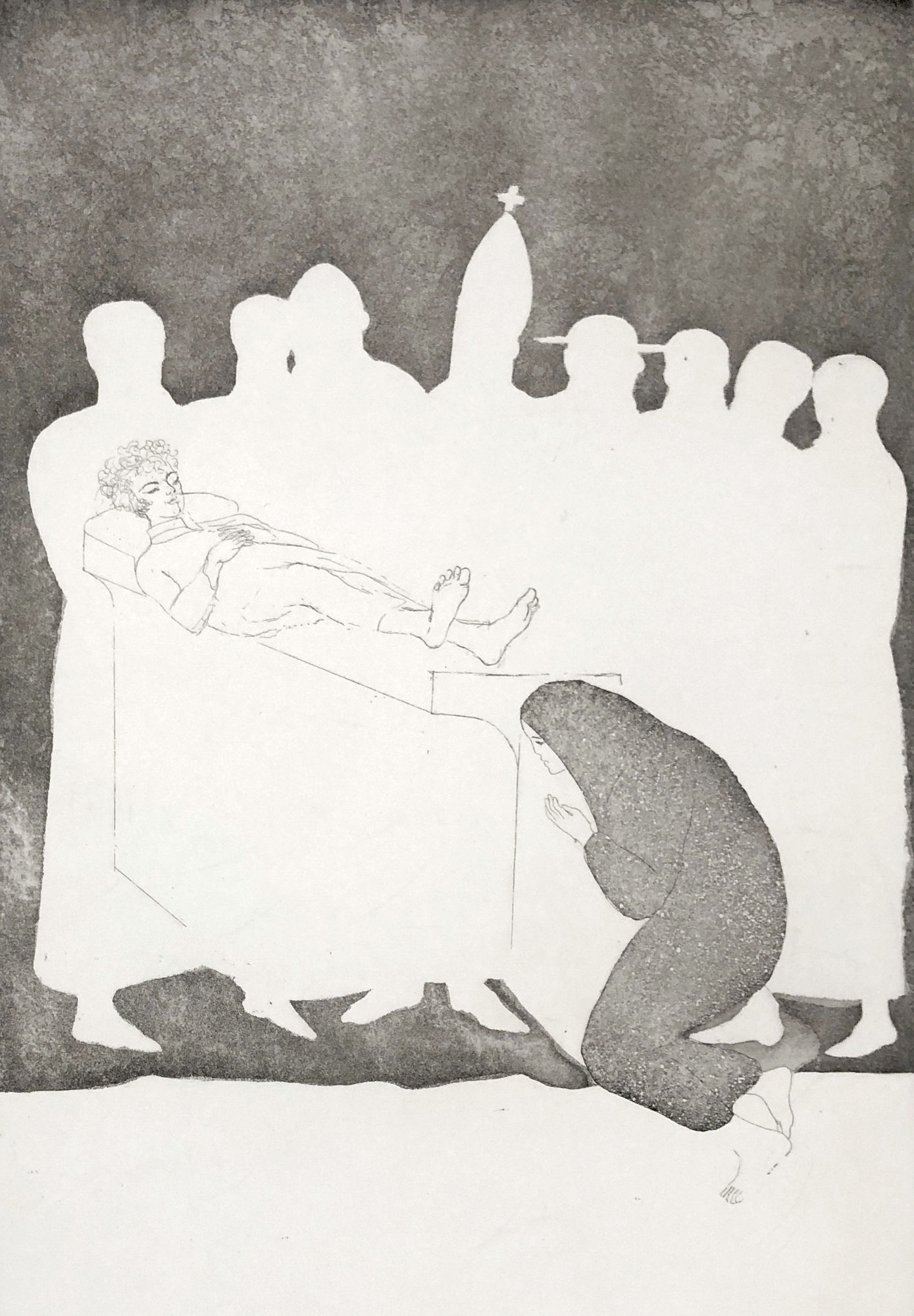 Summer Secret Bid Auction 2025, LOT 97: Elisabeth Frink - The Prioress's Tale, 1972