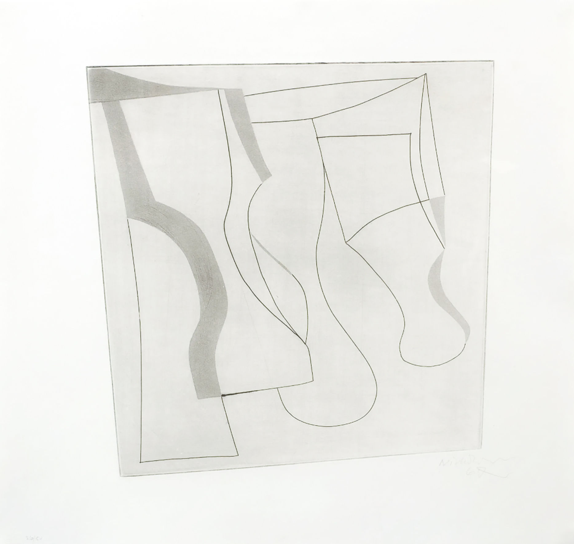 Christmas Secret Bid Auction 2025, LOT 187: Ben Nicholson - Still Life with Grey, 1967