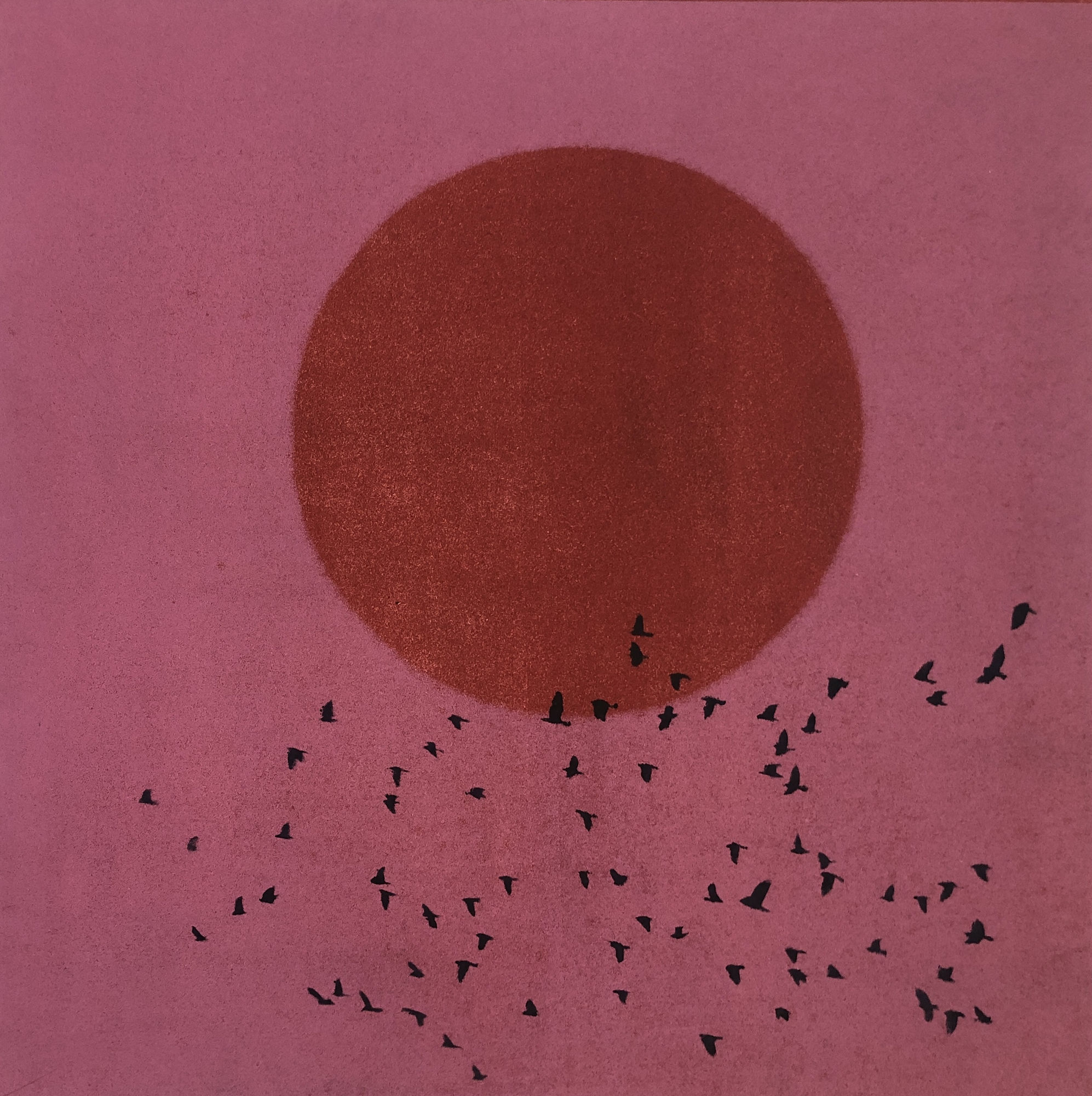 Nigel Swift, Magenta Moon I, 2022