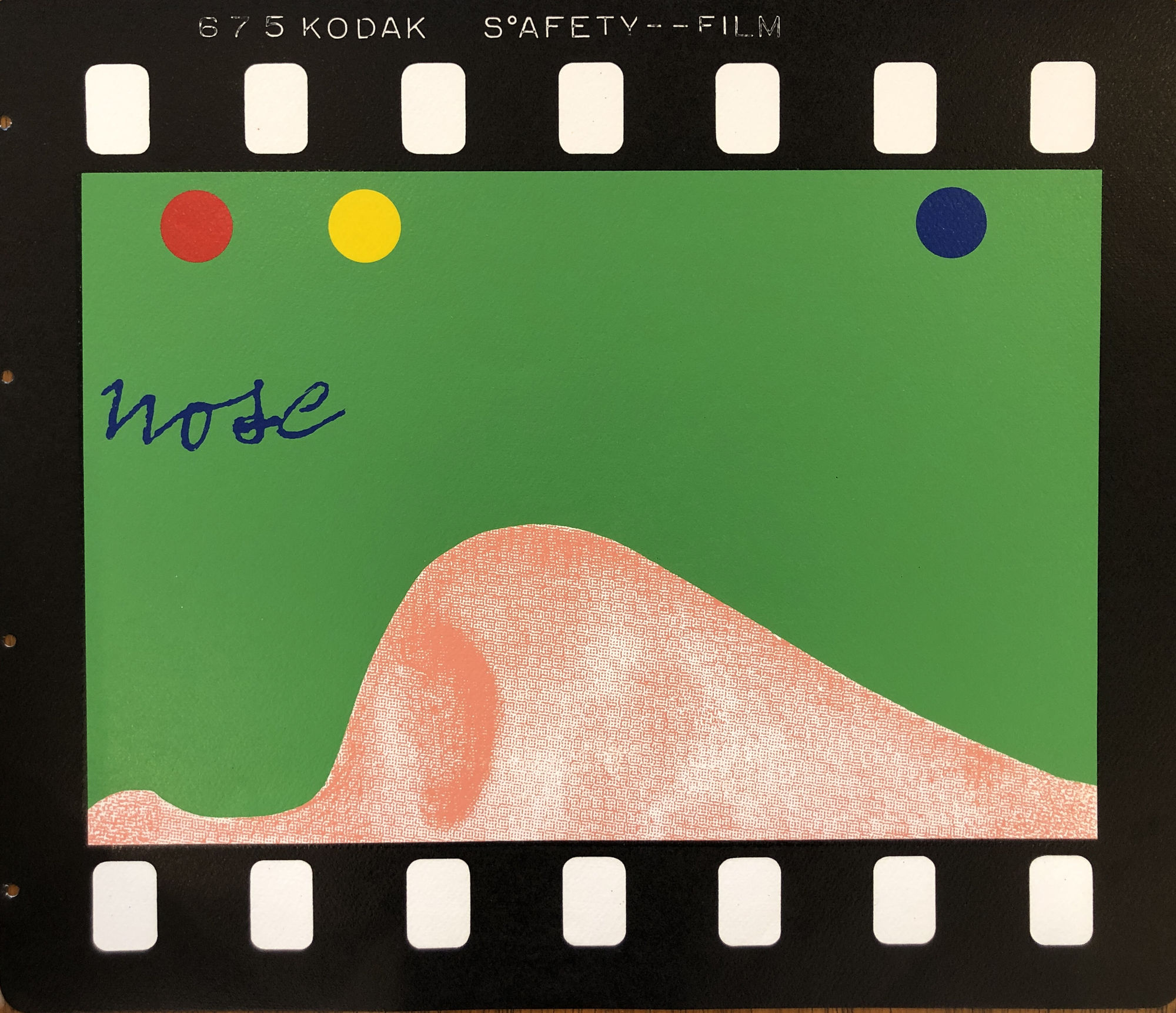 Joe Tilson, Software Chart Questionnaire - ‘Nose', 1968