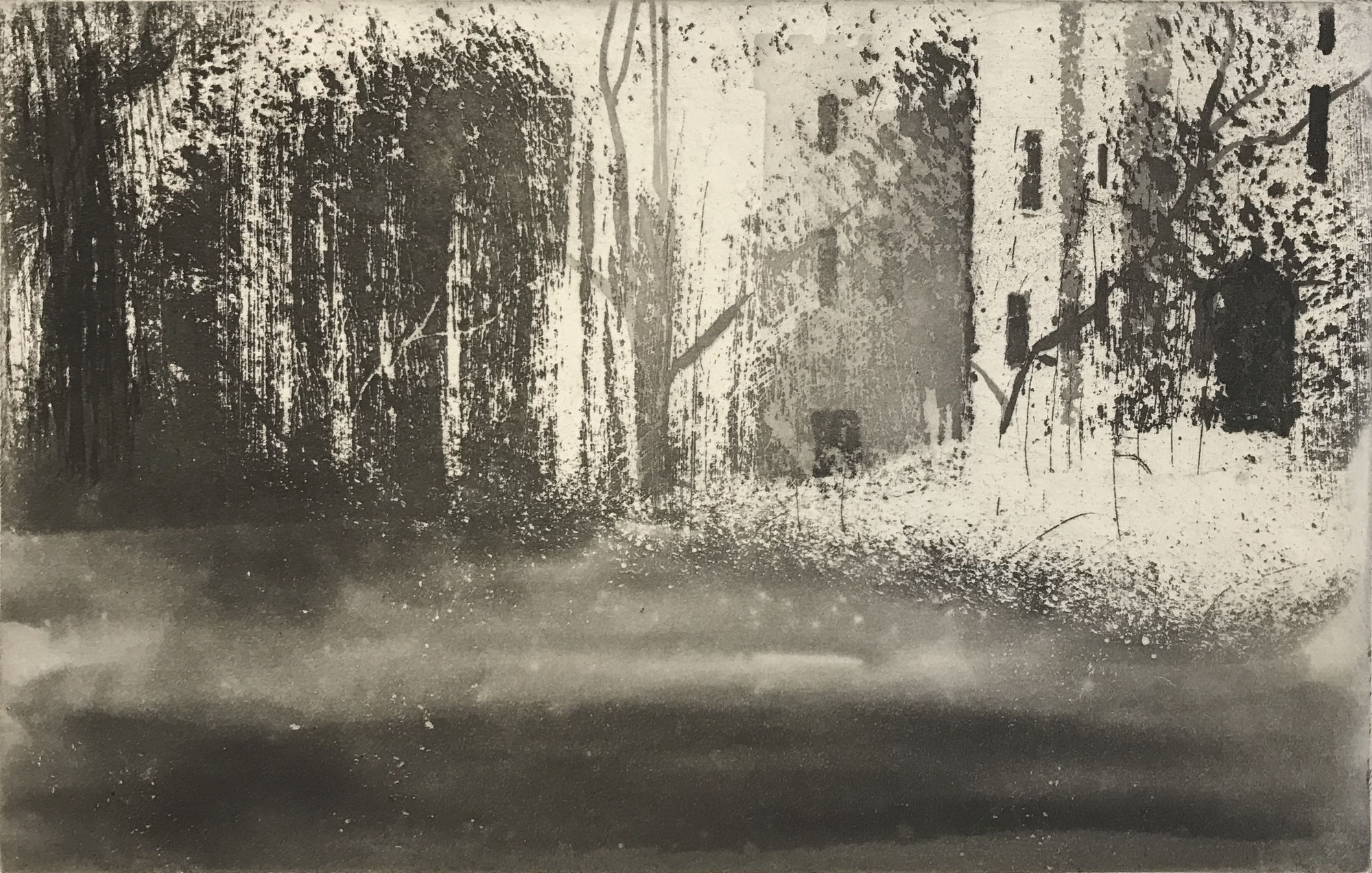 Norman Ackroyd, Harewood Castle, 1997