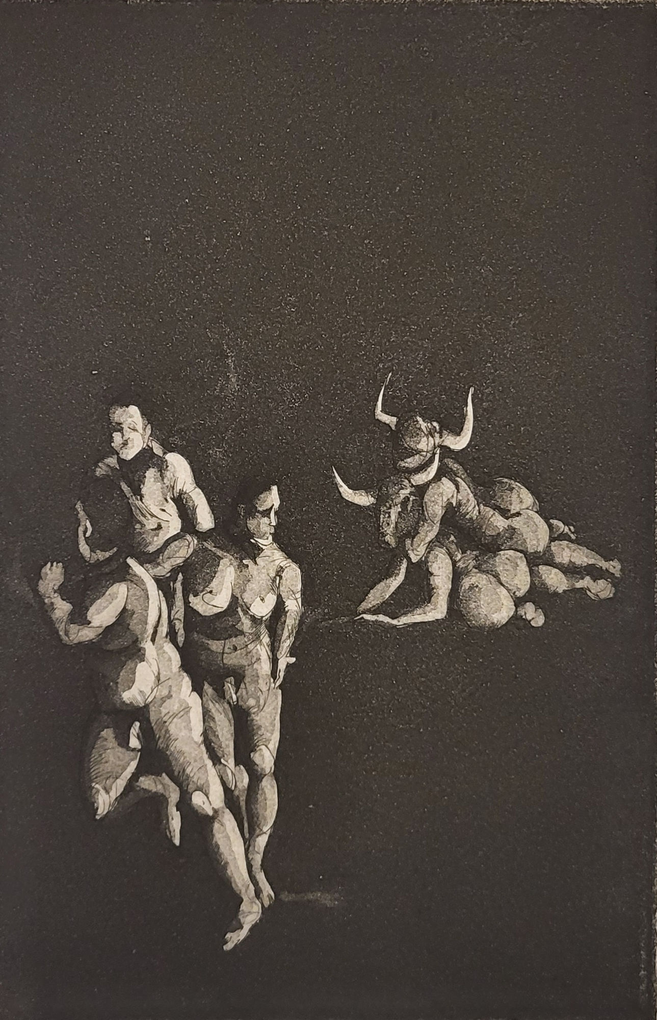 Christmas Secret Bid Auction , LOT XX: Maite Cascón - They Run, Not Knowing From What (Corren y No Saben de Qué), 2023